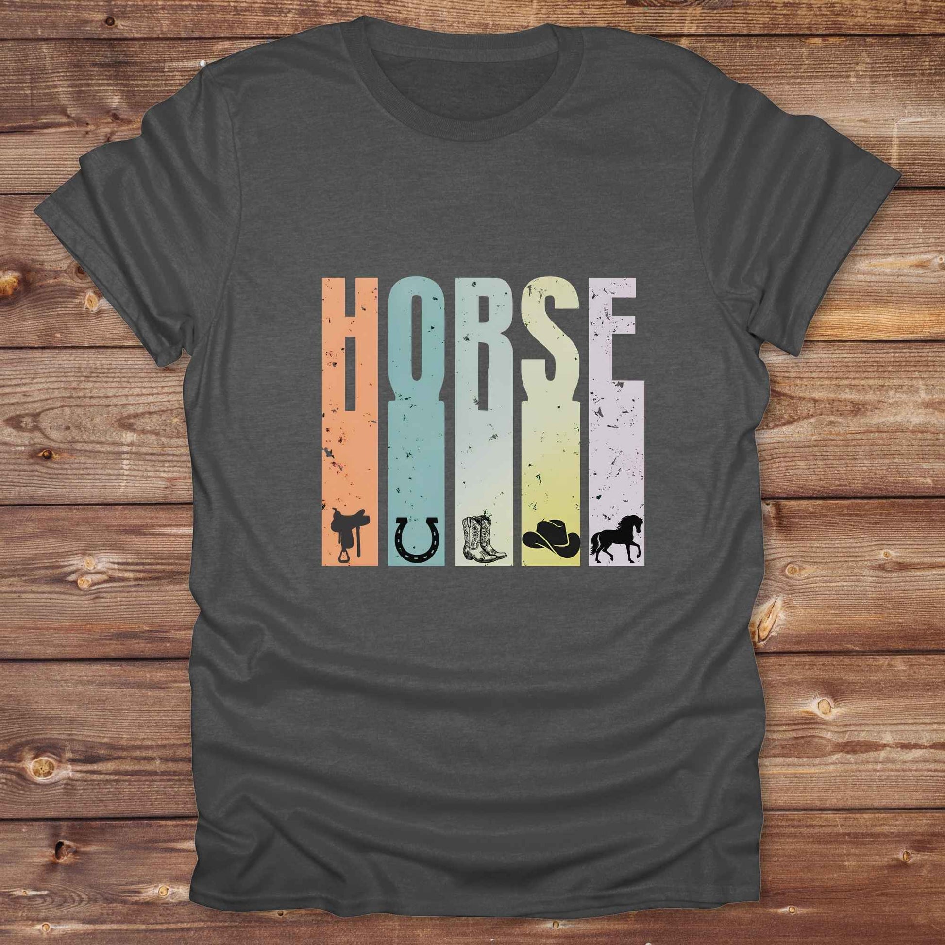 Fun western t-shirt for horse lovers and cowgirls. Western cowgirl graphic tee with horse design. Cowboy humor t-shirt for rodeo and country lovers. Horse lover funny t-shirt with western theme. Country style horse graphic tee for cowboys and cowgirls. Retro style funny western shirt for equestrians. Cute and funny country shirt with horse print. Southern cowgirl funny quote shirt for horse lovers. List of Things I Want. REtro horse typography tee.