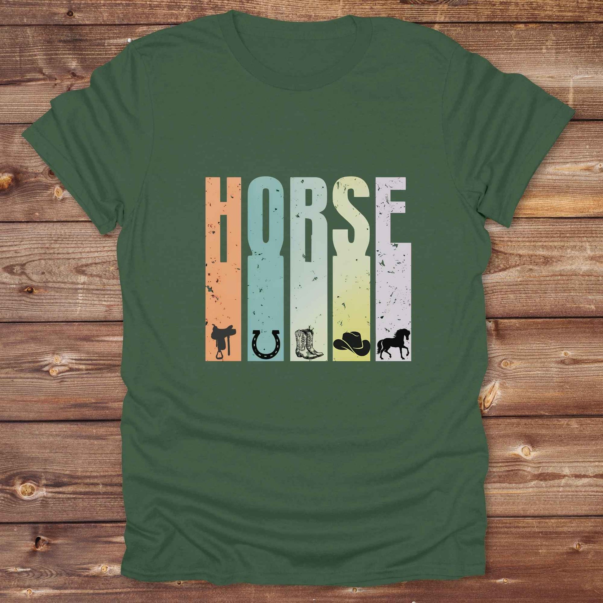 Fun western t-shirt for horse lovers and cowgirls. Western cowgirl graphic tee with horse design. Cowboy humor t-shirt for rodeo and country lovers. Horse lover funny t-shirt with western theme. Country style horse graphic tee for cowboys and cowgirls. Retro style funny western shirt for equestrians. Cute and funny country shirt with horse print. Southern cowgirl funny quote shirt for horse lovers. List of Things I Want. REtro horse typography tee.