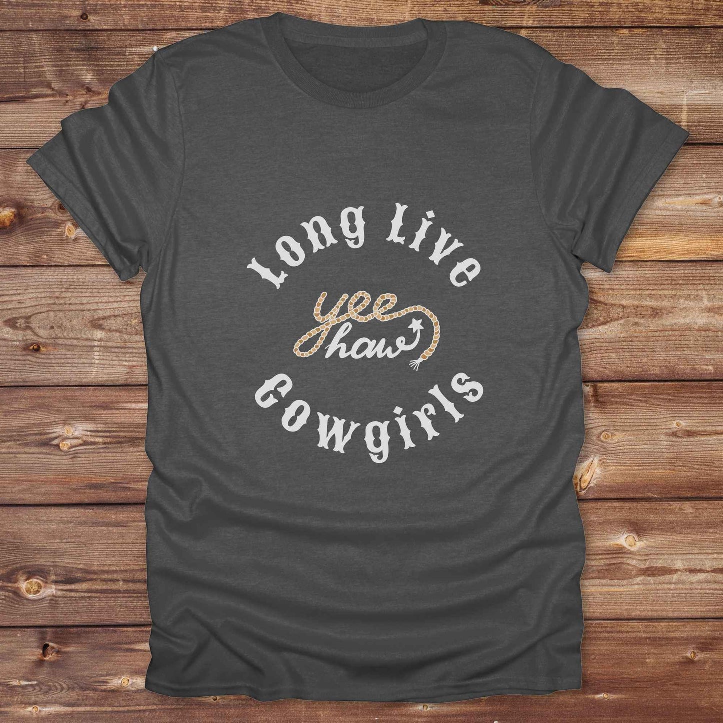 Fun western t-shirt for horse lovers and cowgirls. Western cowgirl graphic tee with horse design. Cowboy humor t-shirt for rodeo and country lovers. Horse lover funny t-shirt with western theme. Country style horse graphic tee for cowboys and cowgirls. Retro style funny western shirt for equestrians. Cute and funny country shirt with horse print. Southern cowgirl funny quote shirt for horse lovers. Long live cowgirls Yee Haw.