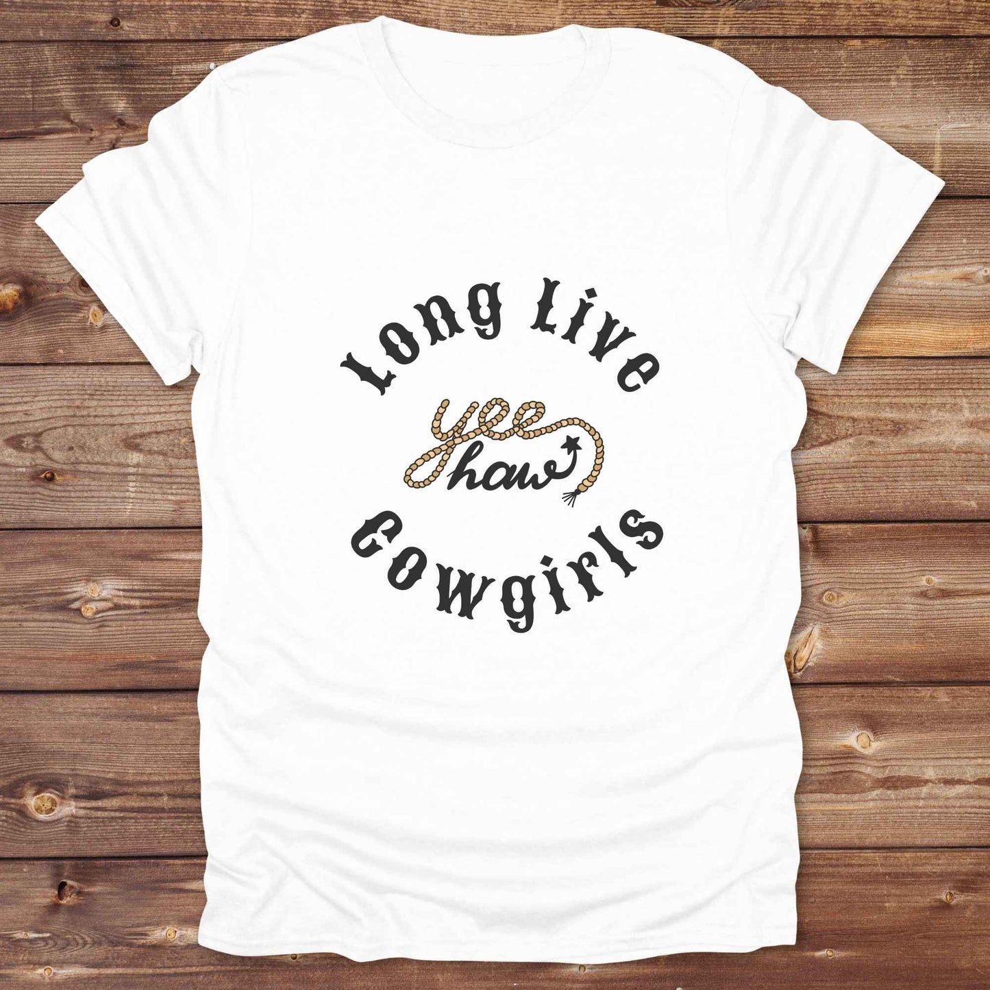 Fun western t-shirt for horse lovers and cowgirls. Western cowgirl graphic tee with horse design. Cowboy humor t-shirt for rodeo and country lovers. Horse lover funny t-shirt with western theme. Country style horse graphic tee for cowboys and cowgirls. Retro style funny western shirt for equestrians. Cute and funny country shirt with horse print. Southern cowgirl funny quote shirt for horse lovers. Long live cowgirls Yee Haw.