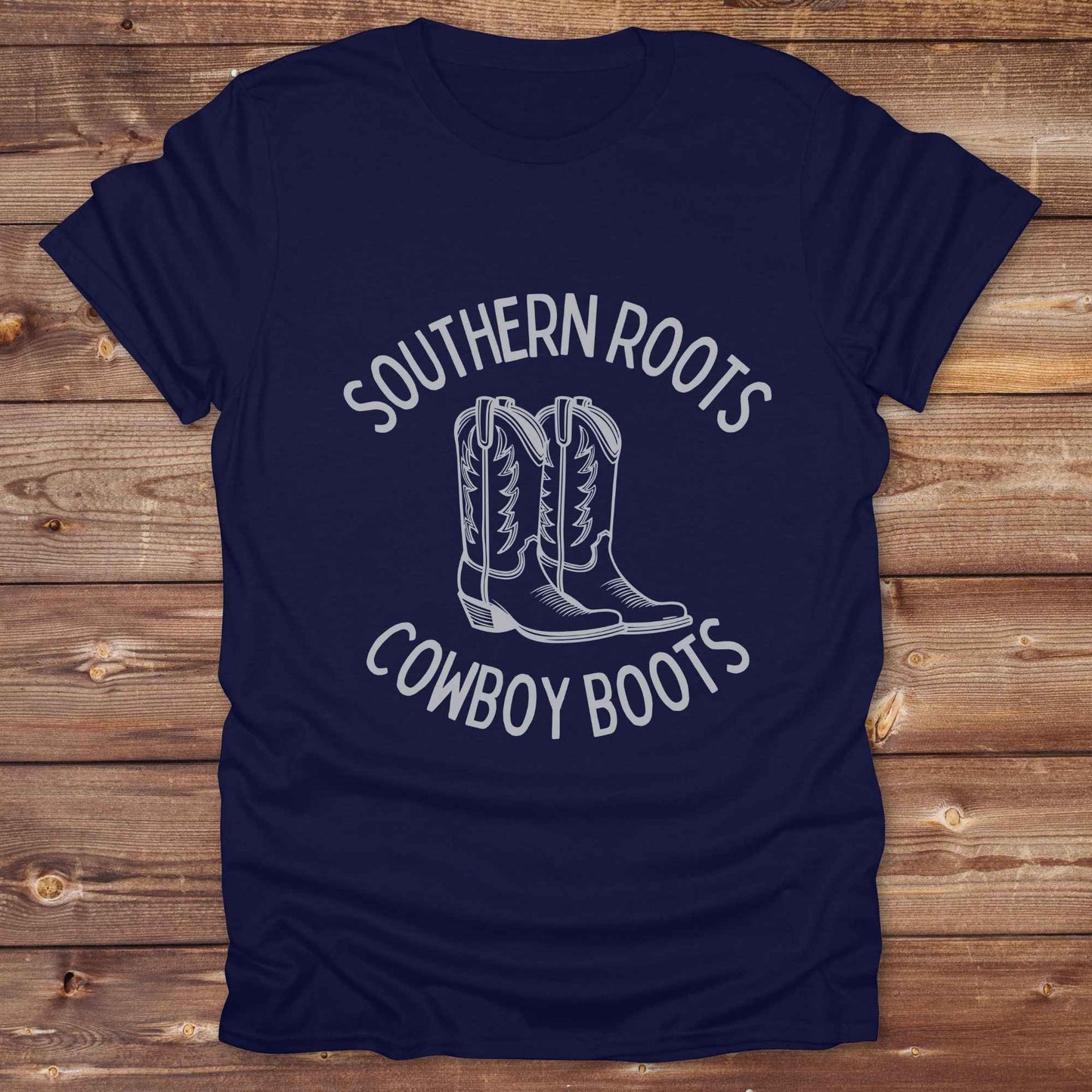 Celebrate your country soul with our “Southern Roots Cowboy Boots” graphic tee perfect for cowgirls, rodeo lovers, and anyone who lives for barn life and western fashion. Featuring bold western typography and iconic cowboy boots artwork, this shirt is a must have for horse lovers and southern style fans alike. Ideal for gifts, rodeo events, or everyday rustic living, it’s designed for comfort, style, and soul. Whether you're headed to the stables, the saloon, or Sunday brunch on the farm.