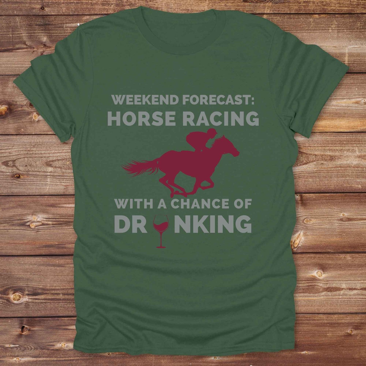 Weekend Forecast Drinking Wine T-Shirt