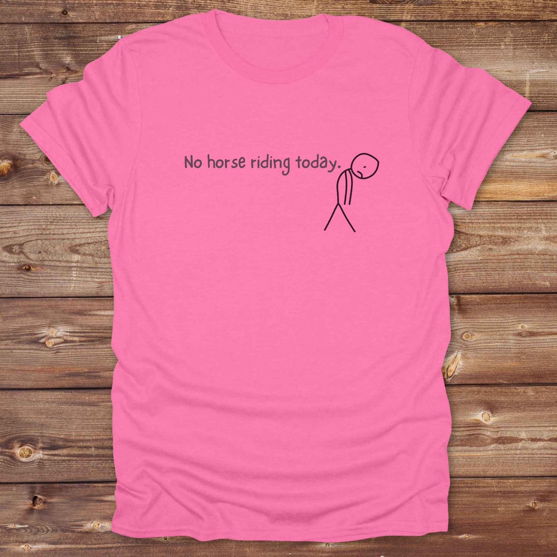 Fun western t-shirt for horse lovers and cowgirls. Western cowgirl graphic tee with horse design. Cowboy humor t-shirt for rodeo and country lovers. Horse lover funny t-shirt with western theme. Country style horse graphic tee for cowboys and cowgirls. Retro style funny western shirt for equestrians. Cute and funny country shirt with horse print. Southern cowgirl funny quote shirt for horse lovers. No horse riding today.