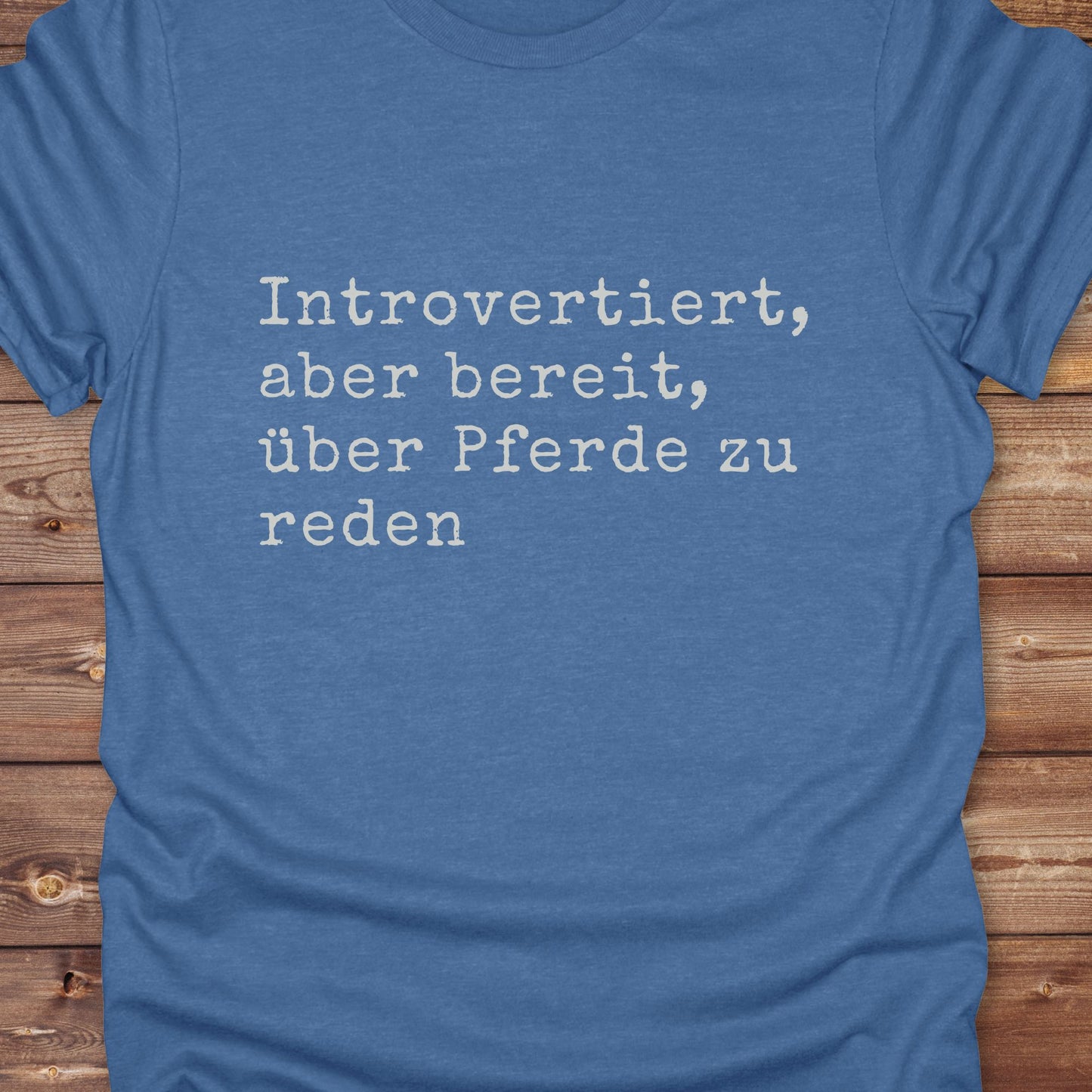 Introverted willing to discuss horses T-Shirt