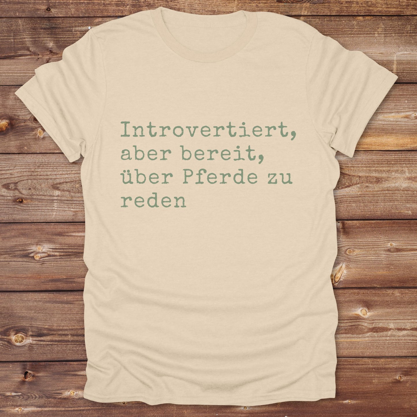 Introverted willing to discuss horses T-Shirt
