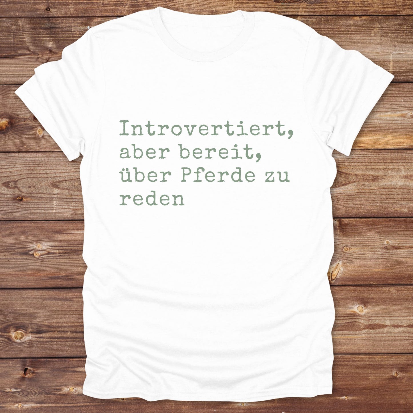 Introverted willing to discuss horses T-Shirt