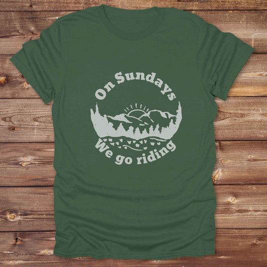 On Sundays we go riding T-Shirt