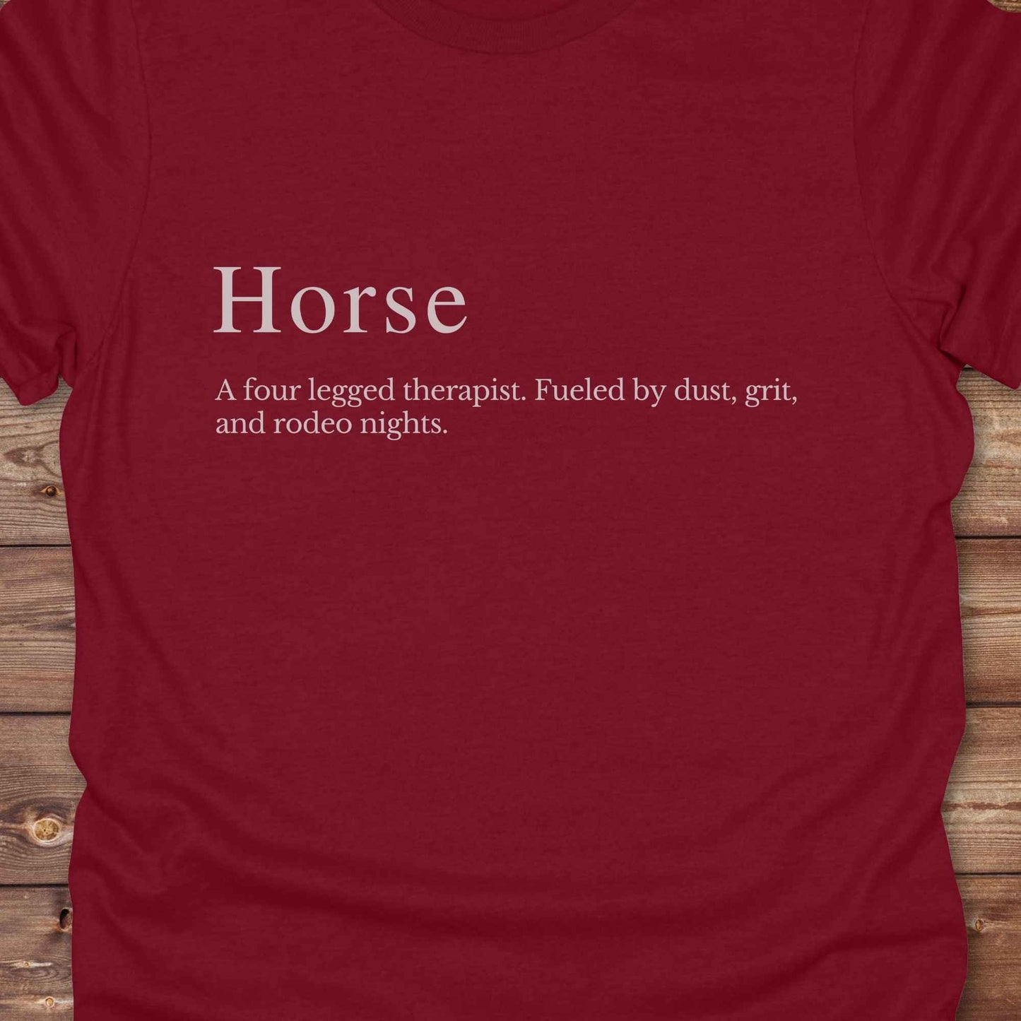 Definition of a Horse. Cowboy T-Shirt.