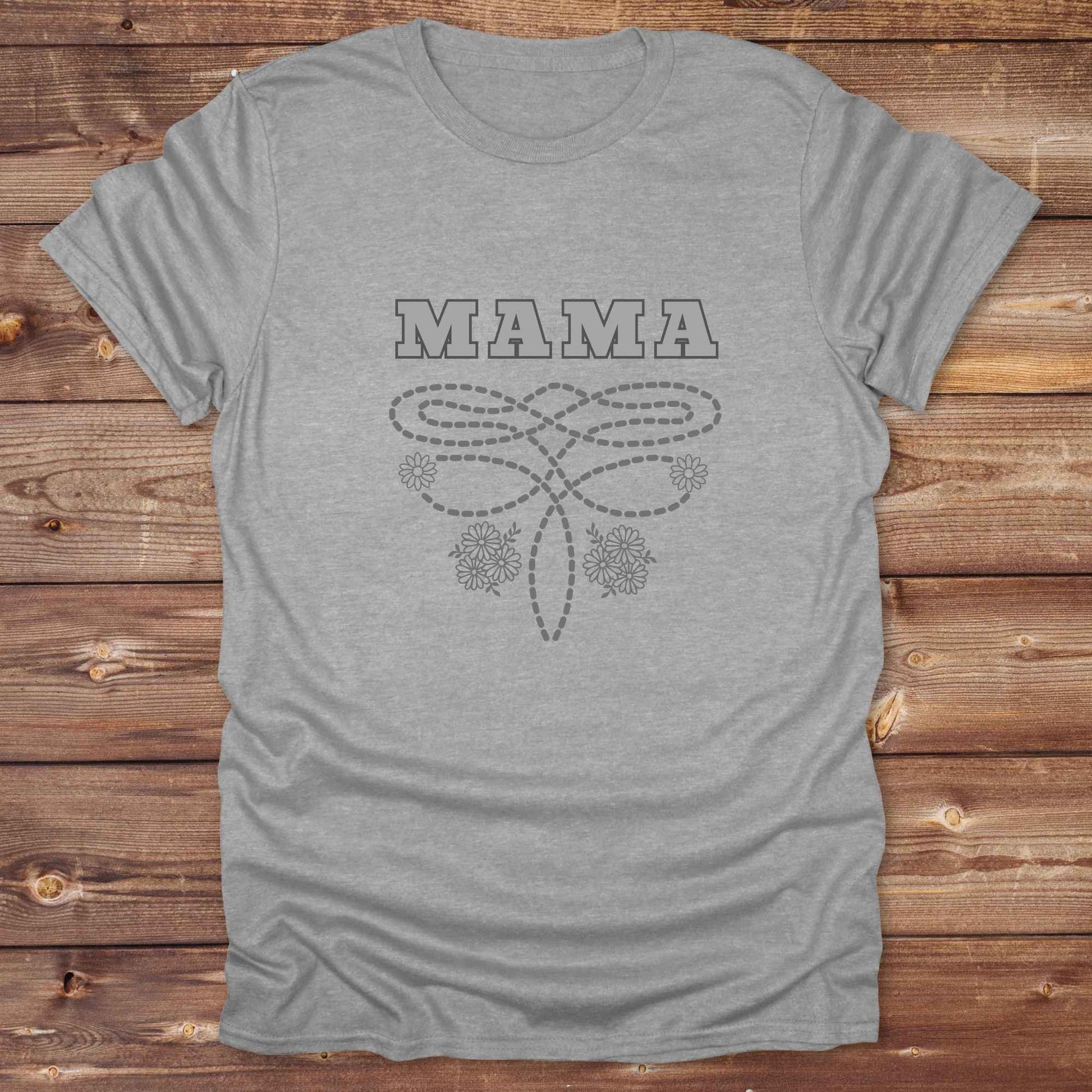 sports grey Boot Stitch Mama T-Shirt, Cowgirl Shirt, Western Tee, Equine T-Shirts, Cowboy Graphic Tee