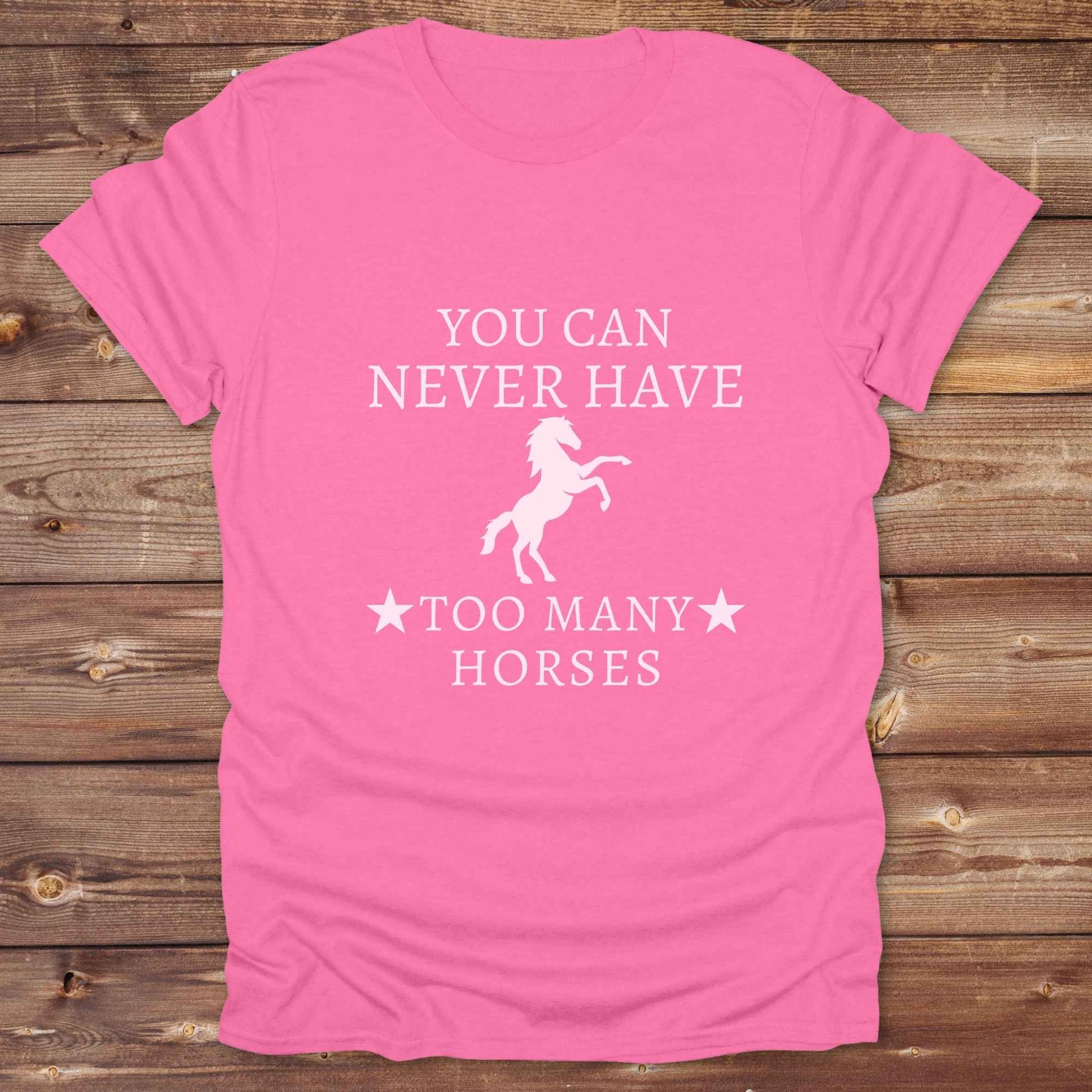 Fun western t-shirt for horse lovers and cowgirls. Western cowgirl graphic tee with horse design. Cowboy humor t-shirt for rodeo and country lovers. Horse lover funny t-shirt with western theme. Country style horse graphic tee for cowboys and cowgirls. Retro style funny western shirt for equestrians. Cute and funny country shirt with horse print. Southern cowgirl funny quote shirt for horse lovers. You can never have too many horses.