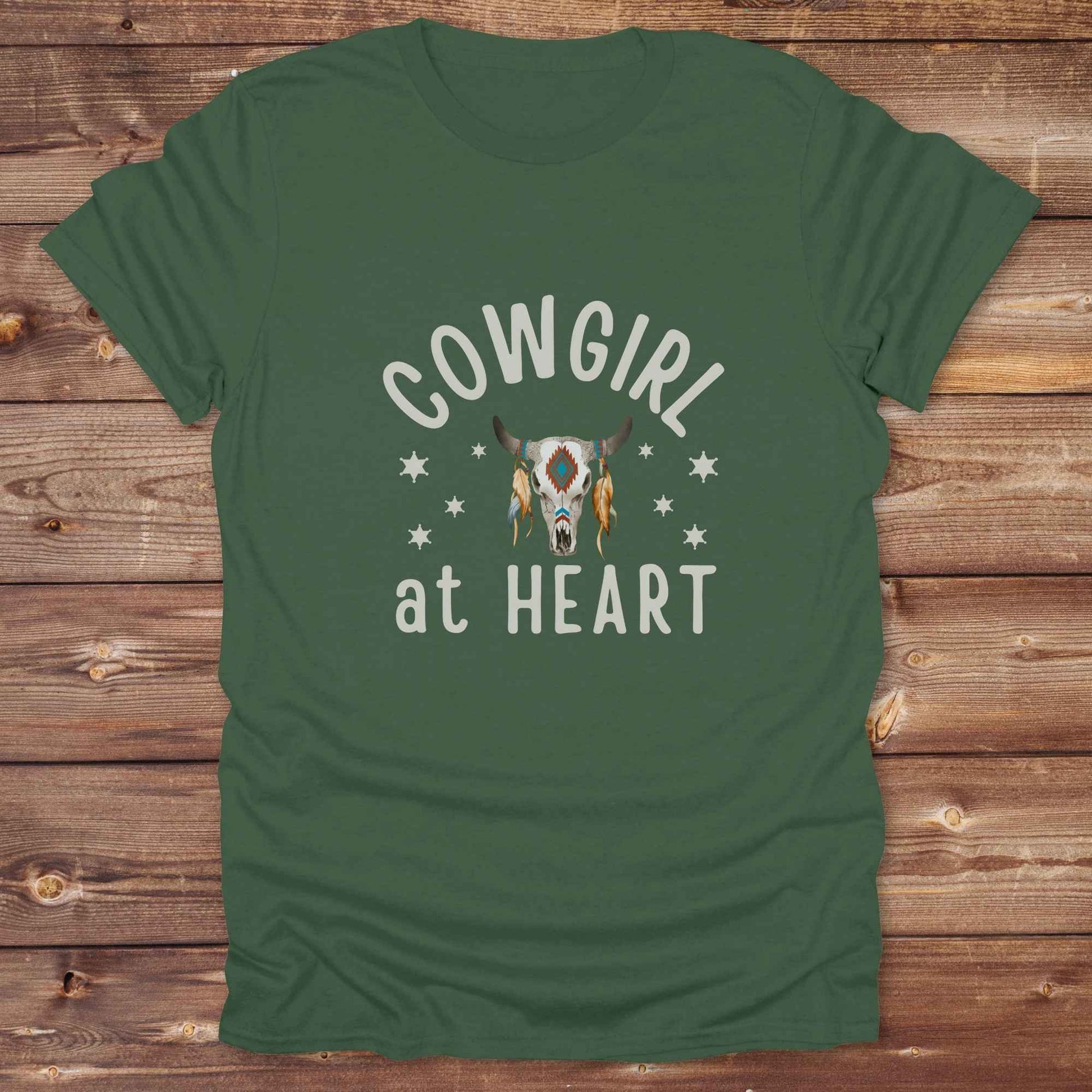 Fun western t-shirt for horse lovers and cowgirls. Western cowgirl graphic tee with horse design. Cowboy humor t-shirt for rodeo and country lovers. Horse lover funny t-shirt with western theme. Country style horse graphic tee for cowboys and cowgirls. Retro style funny western shirt for equestrians. Cute and funny country shirt with horse print. Southern cowgirl funny quote shirt for horse lovers. Cowgirl at Heart.