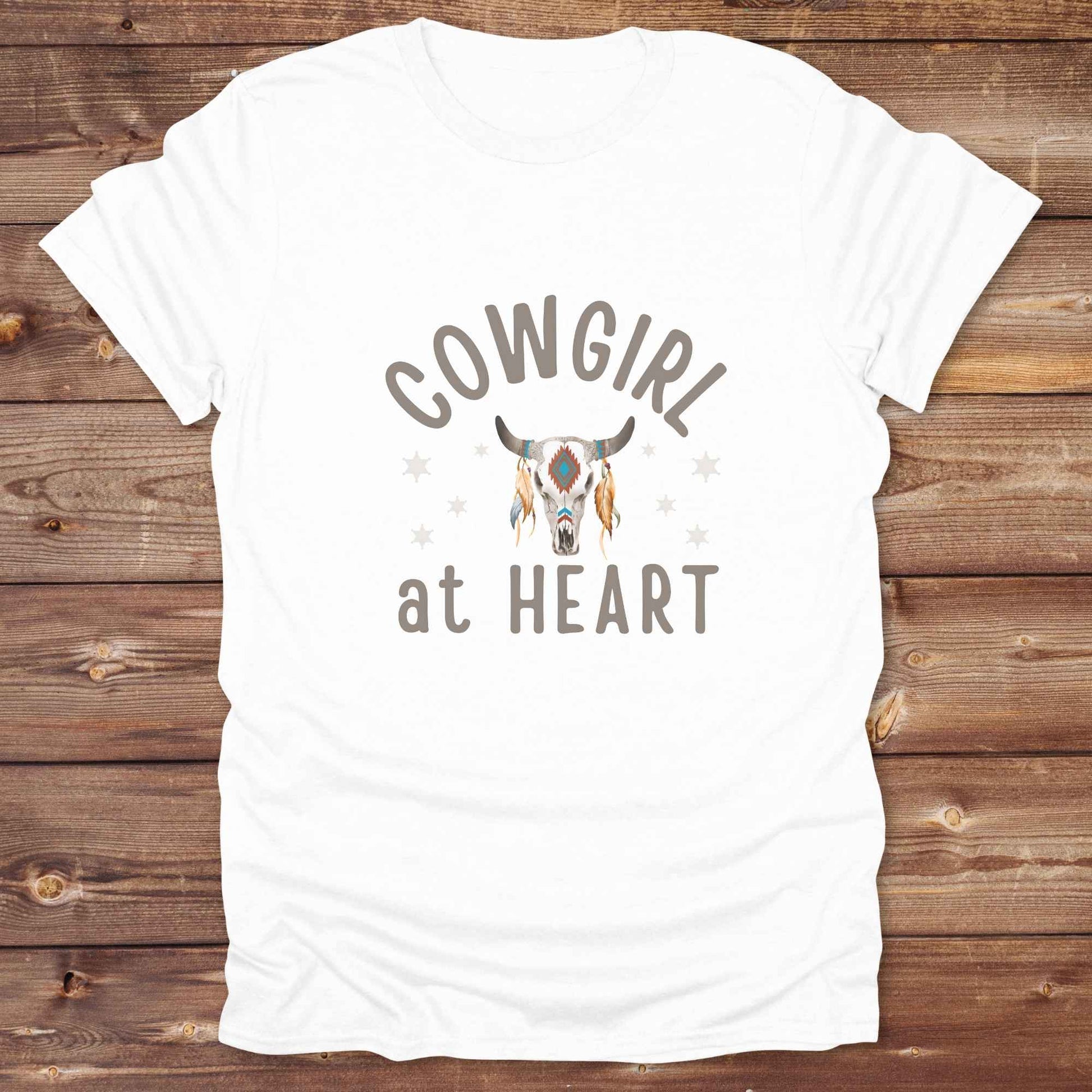 Fun western t-shirt for horse lovers and cowgirls. Western cowgirl graphic tee with horse design. Cowboy humor t-shirt for rodeo and country lovers. Horse lover funny t-shirt with western theme. Country style horse graphic tee for cowboys and cowgirls. Retro style funny western shirt for equestrians. Cute and funny country shirt with horse print. Southern cowgirl funny quote shirt for horse lovers. Cowgirl at Heart.