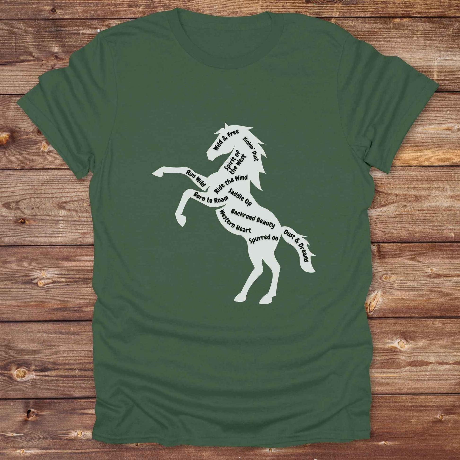 Fun western t-shirt for horse lovers and cowgirls. Western cowgirl graphic tee with horse design. Cowboy humor t-shirt for rodeo and country lovers. Horse lover funny t-shirt with western theme. Country style horse graphic tee for cowboys and cowgirls. Retro style funny western shirt for equestrians. Cute and funny country shirt with horse print. Southern cowgirl funny quote shirt for horse lovers. Wild and free horse.