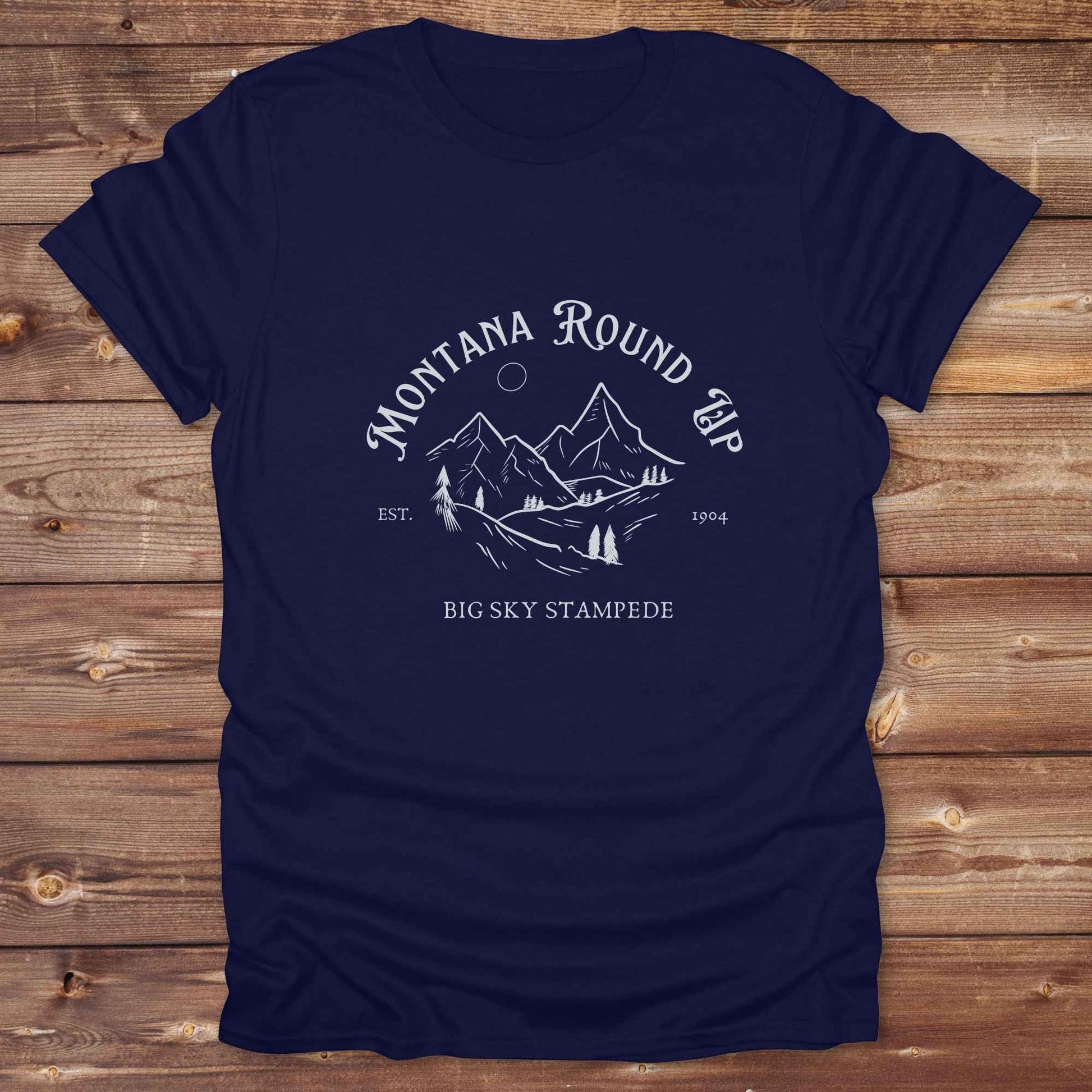 Fun western t-shirt for horse lovers and cowgirls. Western cowgirl graphic tee with horse design. Cowboy humor t-shirt for rodeo and country lovers. Horse lover funny t-shirt with western theme. Country style horse graphic tee for cowboys and cowgirls. Retro style funny western shirt for equestrians. Cute and funny country shirt with horse print. Southern cowgirl funny quote shirt for horse lovers. Montana round up big sky stampede.