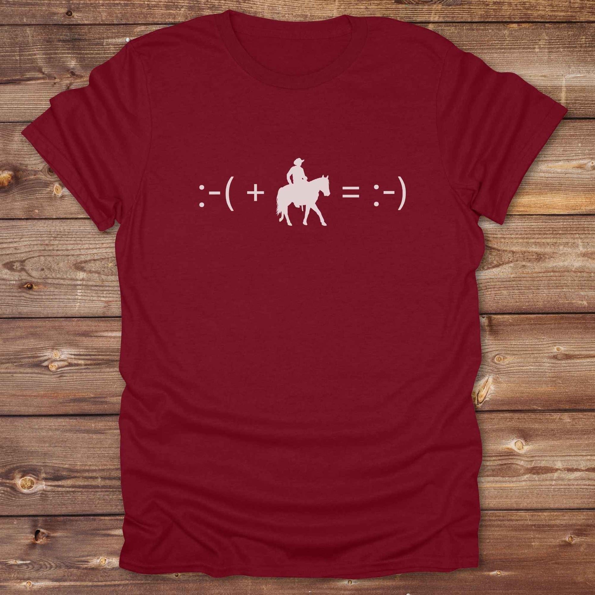 Fun western t-shirt for horse lovers and cowgirls. Western cowgirl graphic tee with horse design. Cowboy humor t-shirt for rodeo and country lovers. Horse lover funny t-shirt with western theme. Country style horse graphic tee for cowboys and cowgirls. Retro style funny western shirt for equestrians. Cute and funny country shirt with horse print. Southern cowgirl funny quote shirt for horse lovers. Maths cowboy.