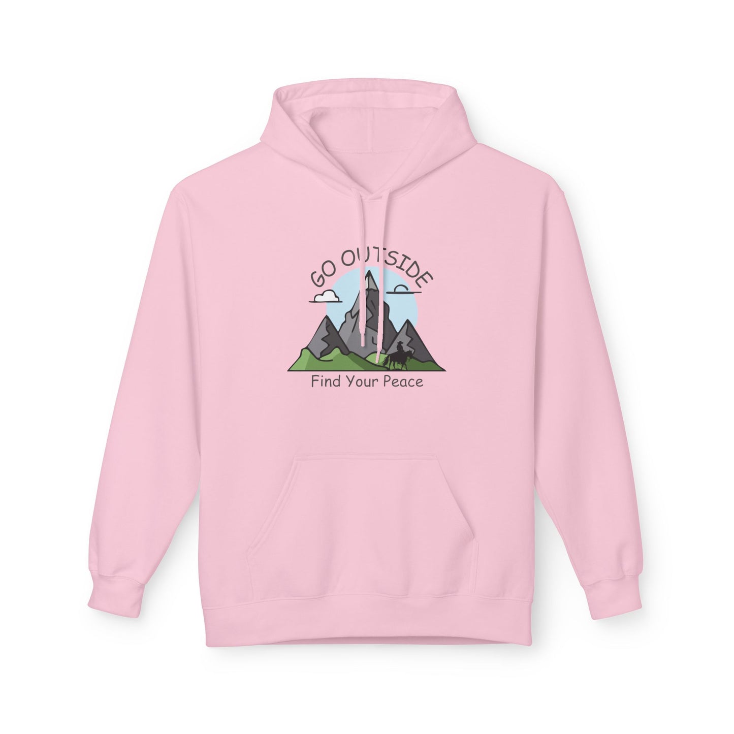 186. Go Outside Find your Peace Hoodie