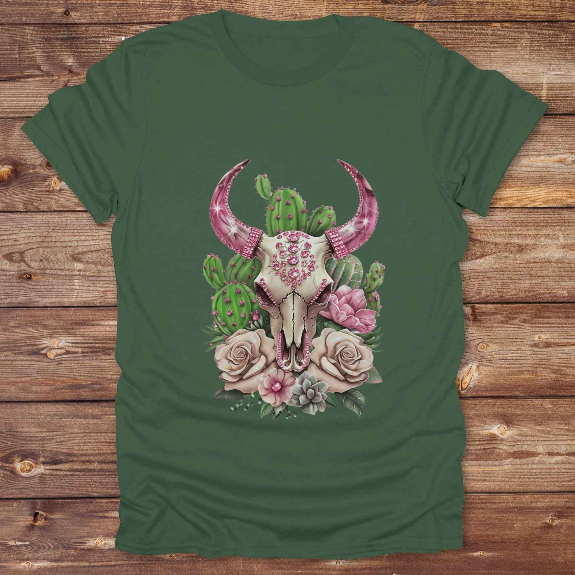 Fun western t-shirt for horse lovers and cowgirls. Western cowgirl graphic tee with horse design. Cowboy humor t-shirt for rodeo and country lovers. Horse lover funny t-shirt with western theme. Country style horse graphic tee for cowboys and cowgirls. Retro style funny western shirt for equestrians. Cute and funny country shirt with horse print. Southern cowgirl funny quote shirt for horse lovers. Pink Glam Longhorn Skull boho style.