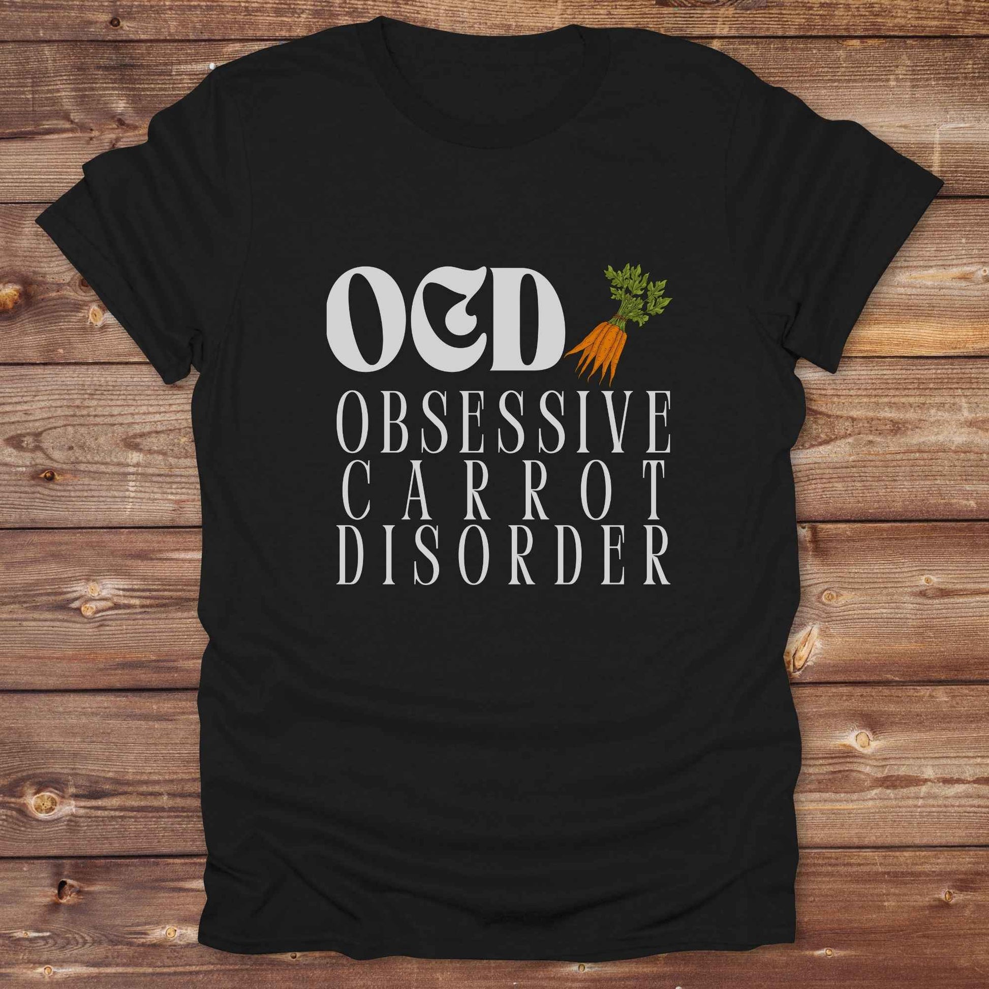 Fun western t-shirt for horse lovers and cowgirls. Western cowgirl graphic tee with horse design. Cowboy humor t-shirt for rodeo and country lovers. Horse lover funny t-shirt with western theme. Country style horse graphic tee for cowboys and cowgirls. Retro style funny western shirt for equestrians. Cute and funny country shirt with horse print. Southern cowgirl funny quote shirt for horse lovers. OCD Carrots.