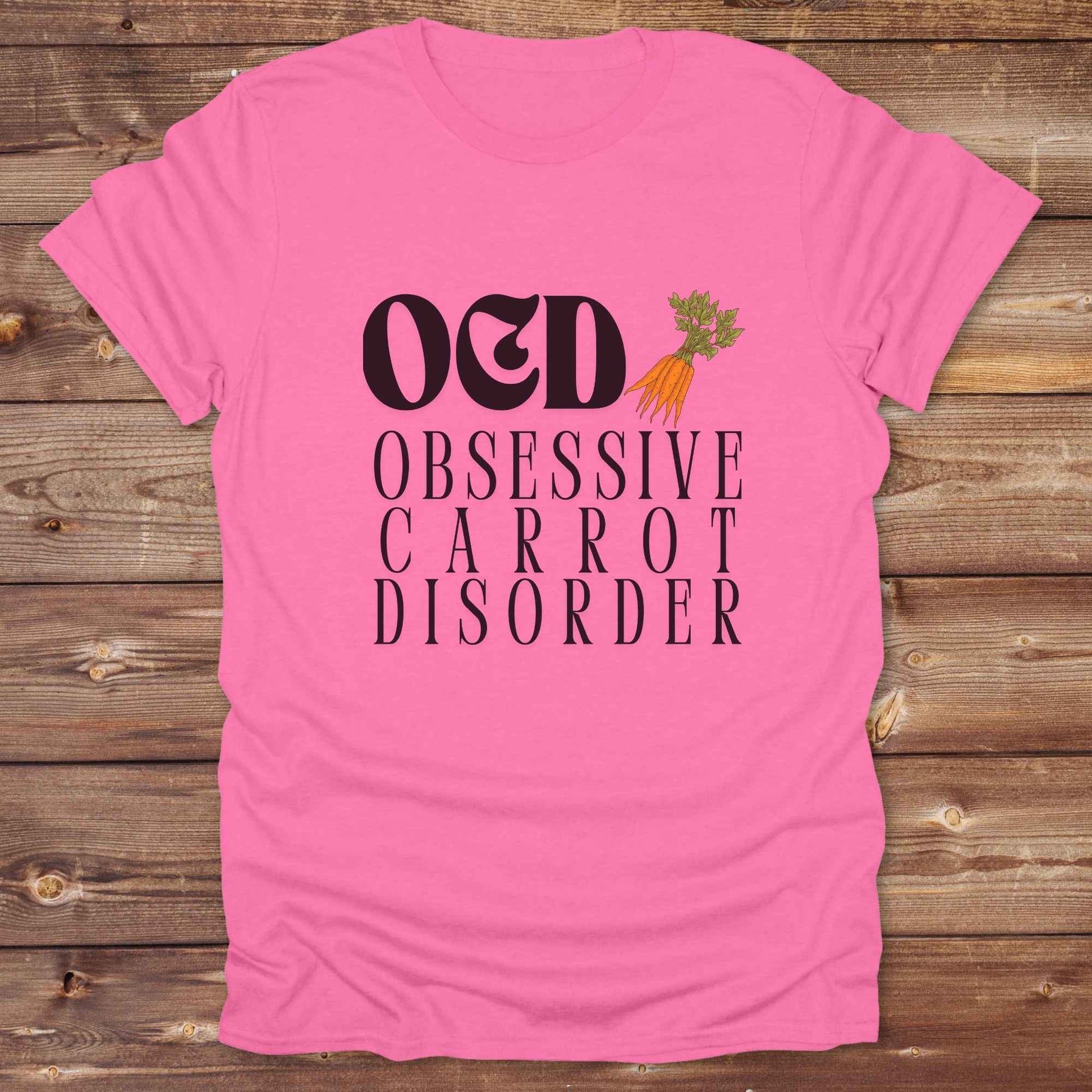 Fun western t-shirt for horse lovers and cowgirls. Western cowgirl graphic tee with horse design. Cowboy humor t-shirt for rodeo and country lovers. Horse lover funny t-shirt with western theme. Country style horse graphic tee for cowboys and cowgirls. Retro style funny western shirt for equestrians. Cute and funny country shirt with horse print. Southern cowgirl funny quote shirt for horse lovers. OCD Carrots.