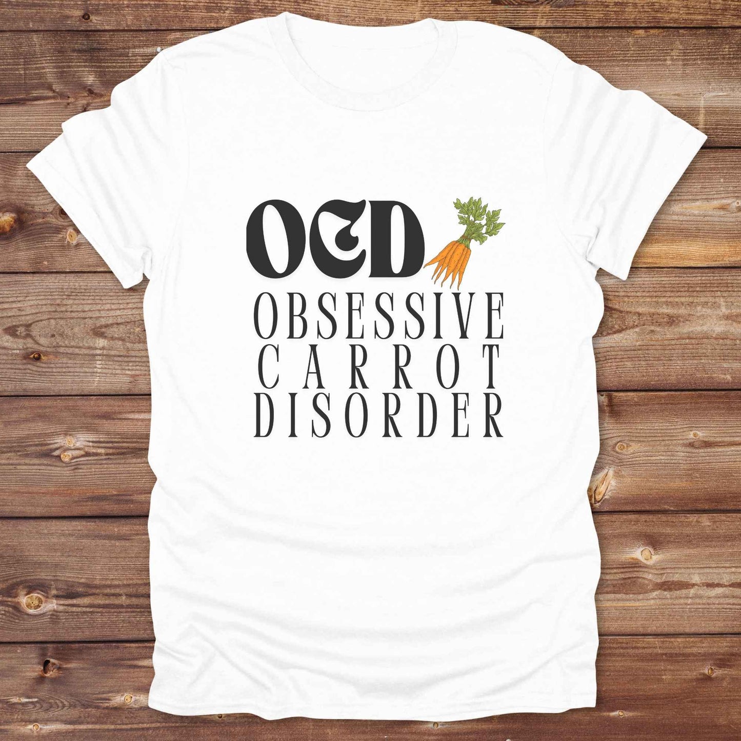 Fun western t-shirt for horse lovers and cowgirls. Western cowgirl graphic tee with horse design. Cowboy humor t-shirt for rodeo and country lovers. Horse lover funny t-shirt with western theme. Country style horse graphic tee for cowboys and cowgirls. Retro style funny western shirt for equestrians. Cute and funny country shirt with horse print. Southern cowgirl funny quote shirt for horse lovers. OCD Carrots.