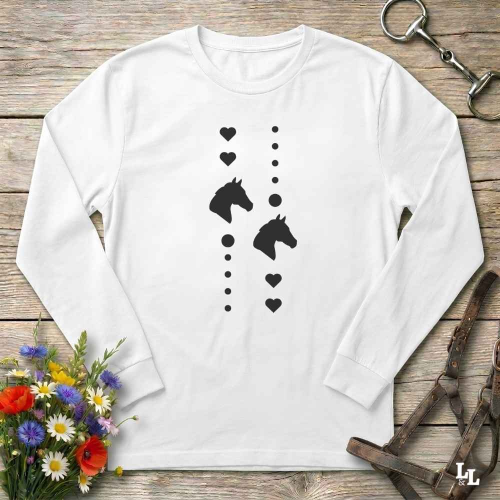I love Horses Simple Long Sleeve Tee