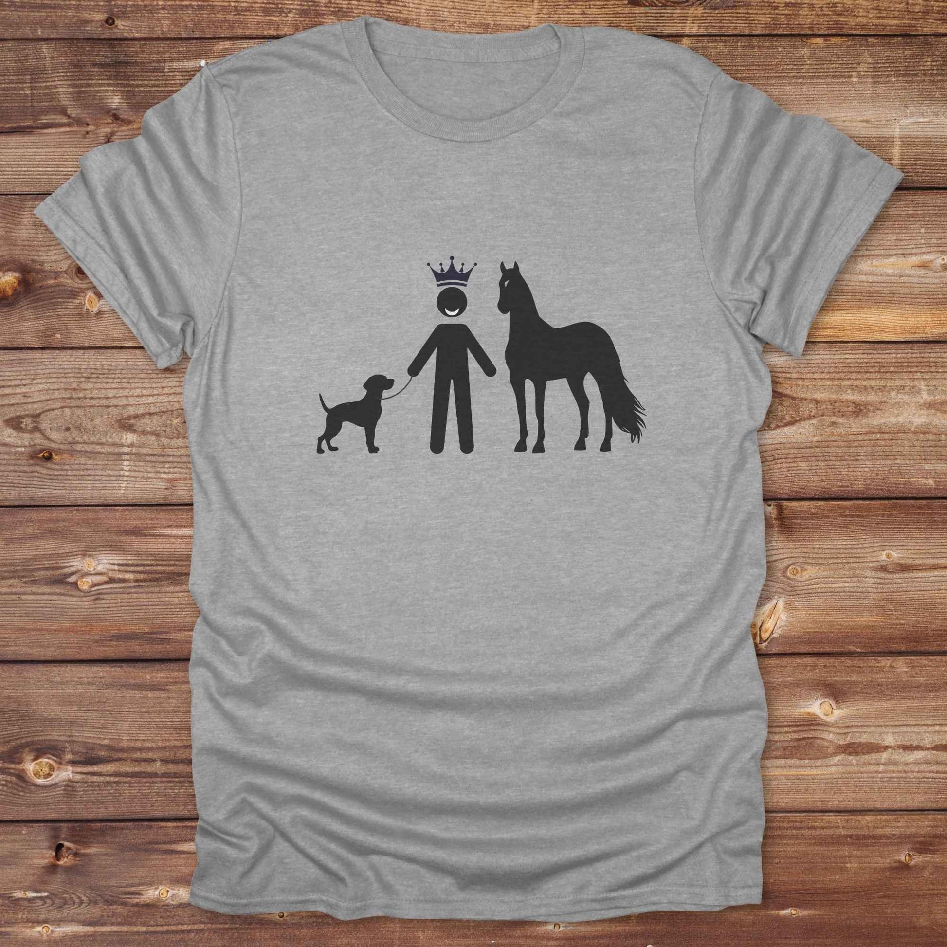 Ride proud with this “Winning Life” western tee featuring a crowned horse and dog silhouette, perfect for cowboys, cowgirls, and country animal lovers.