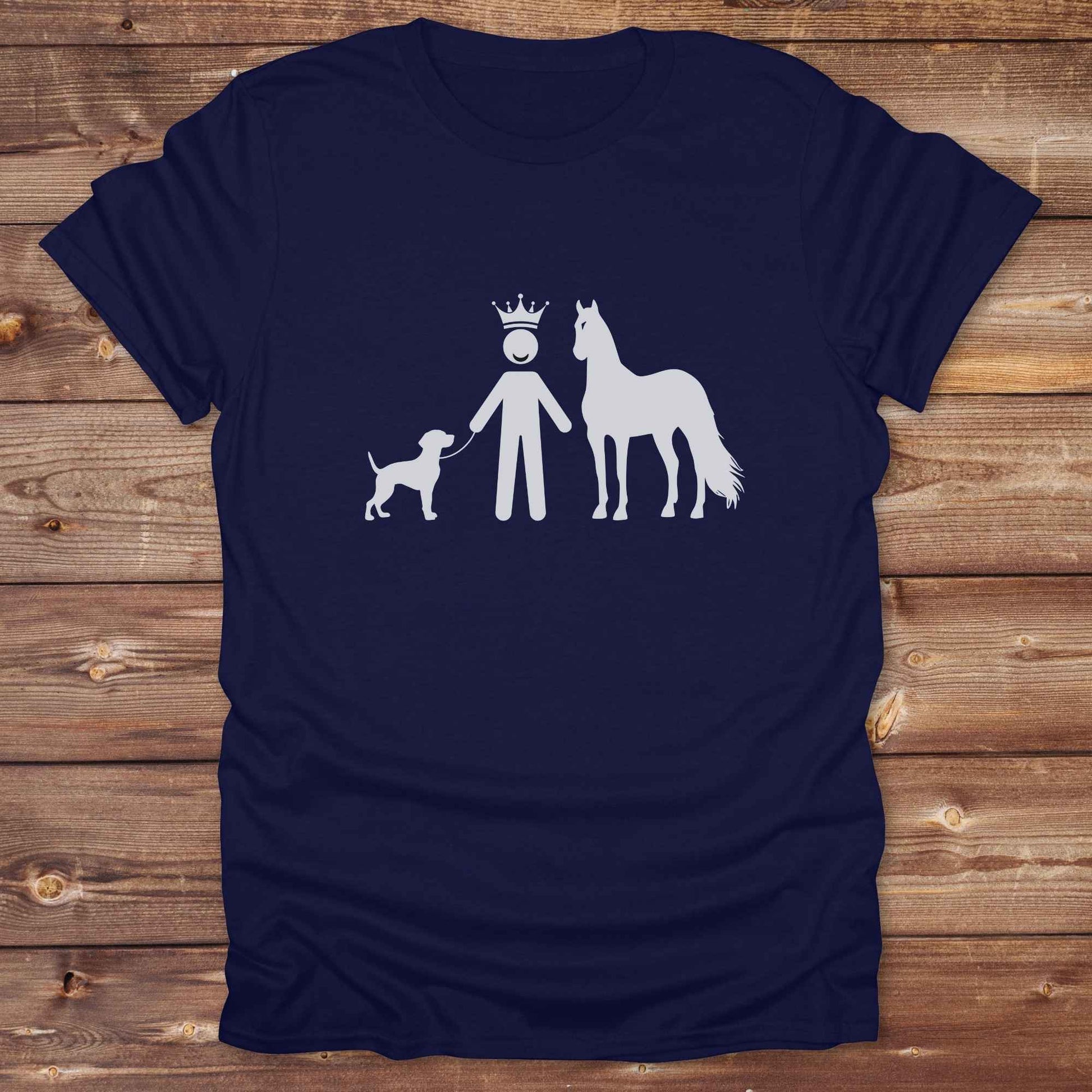 Ride proud with this “Winning Life” western tee featuring a crowned horse and dog silhouette, perfect for cowboys, cowgirls, and country animal lovers.