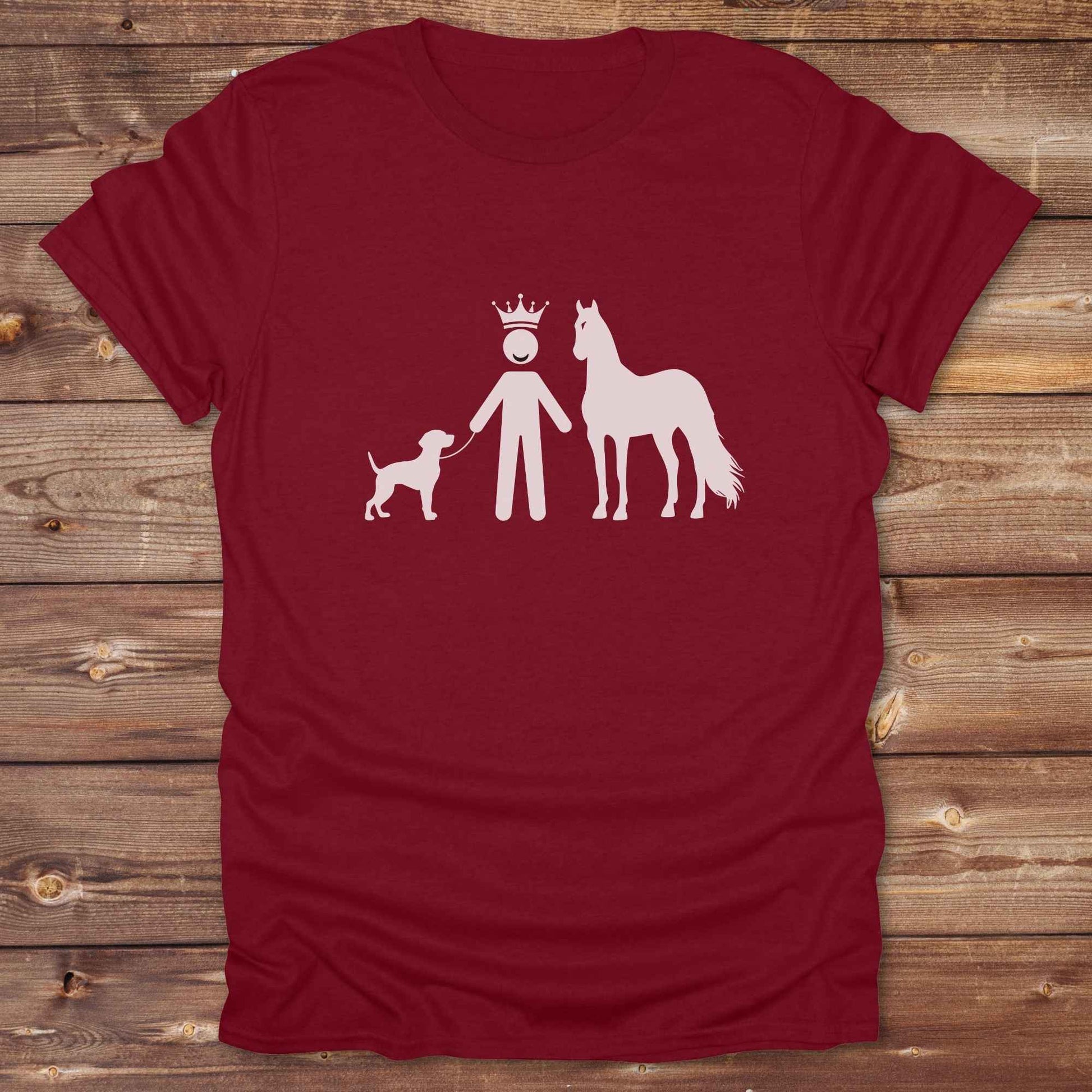 Ride proud with this “Winning Life” western tee featuring a crowned horse and dog silhouette, perfect for cowboys, cowgirls, and country animal lovers.