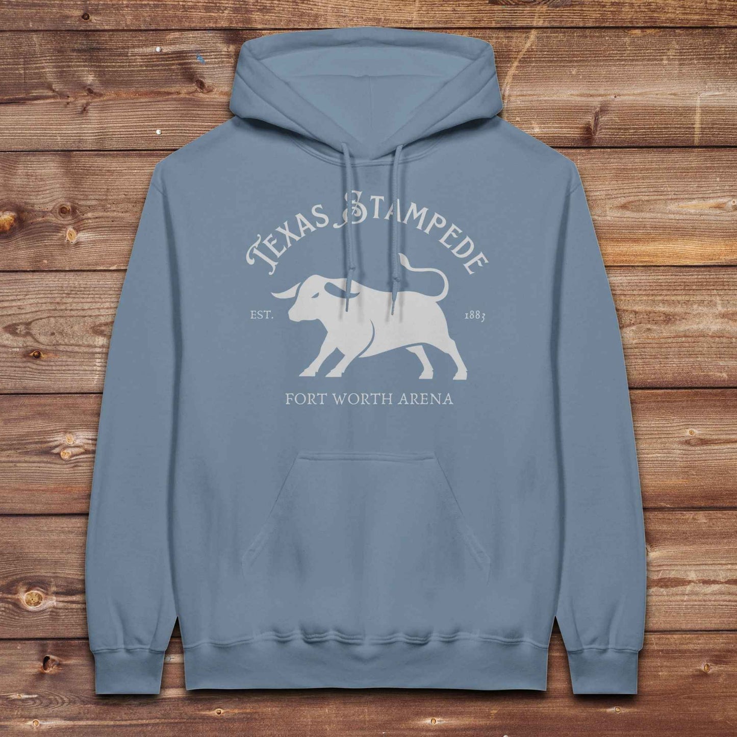 stone blue Texas Stampede Hoodie, Western Style Wear, Mens Hoodies Western, Cowgirl Sweatshirts