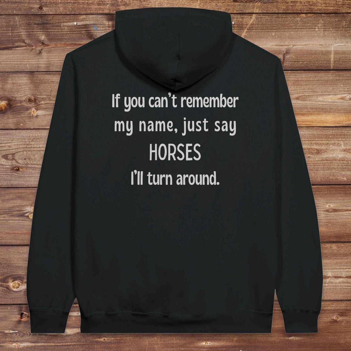 Can't Remember My Name Back Print Hoodie