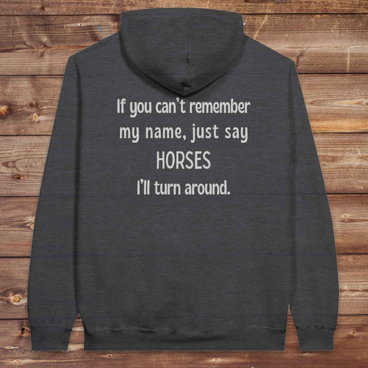 Can't Remember My Name Back Print Hoodie