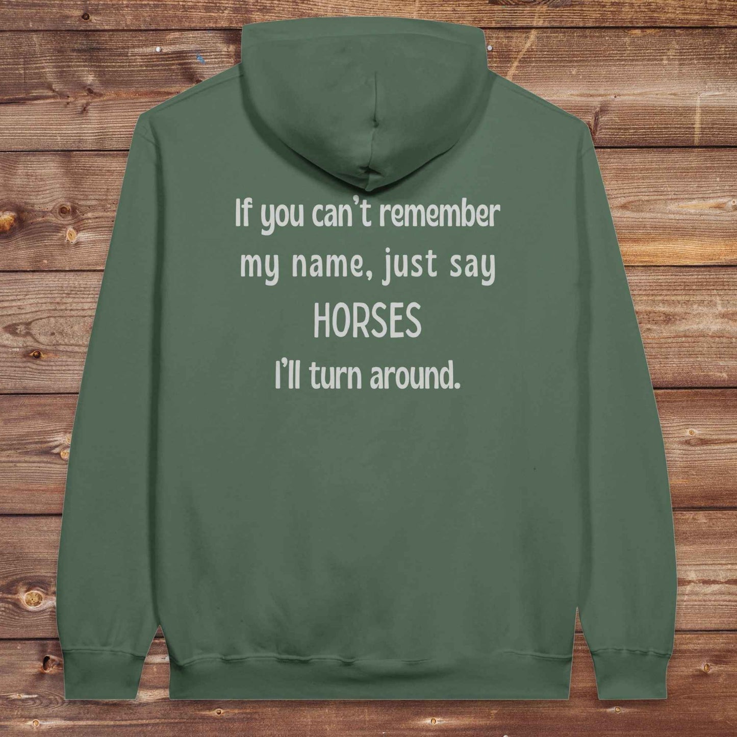 Can't Remember My Name Back Print Hoodie