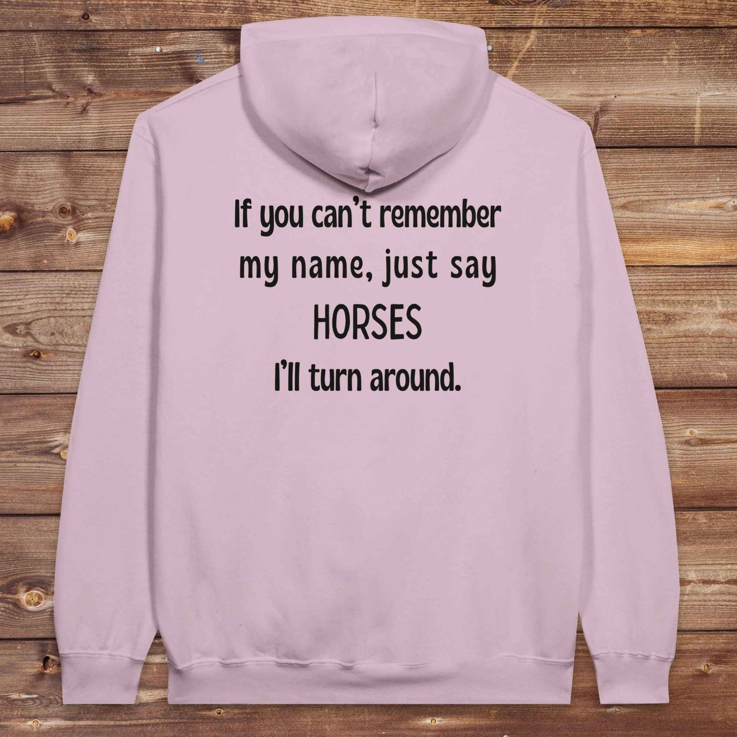 Can't Remember My Name Back Print Hoodie