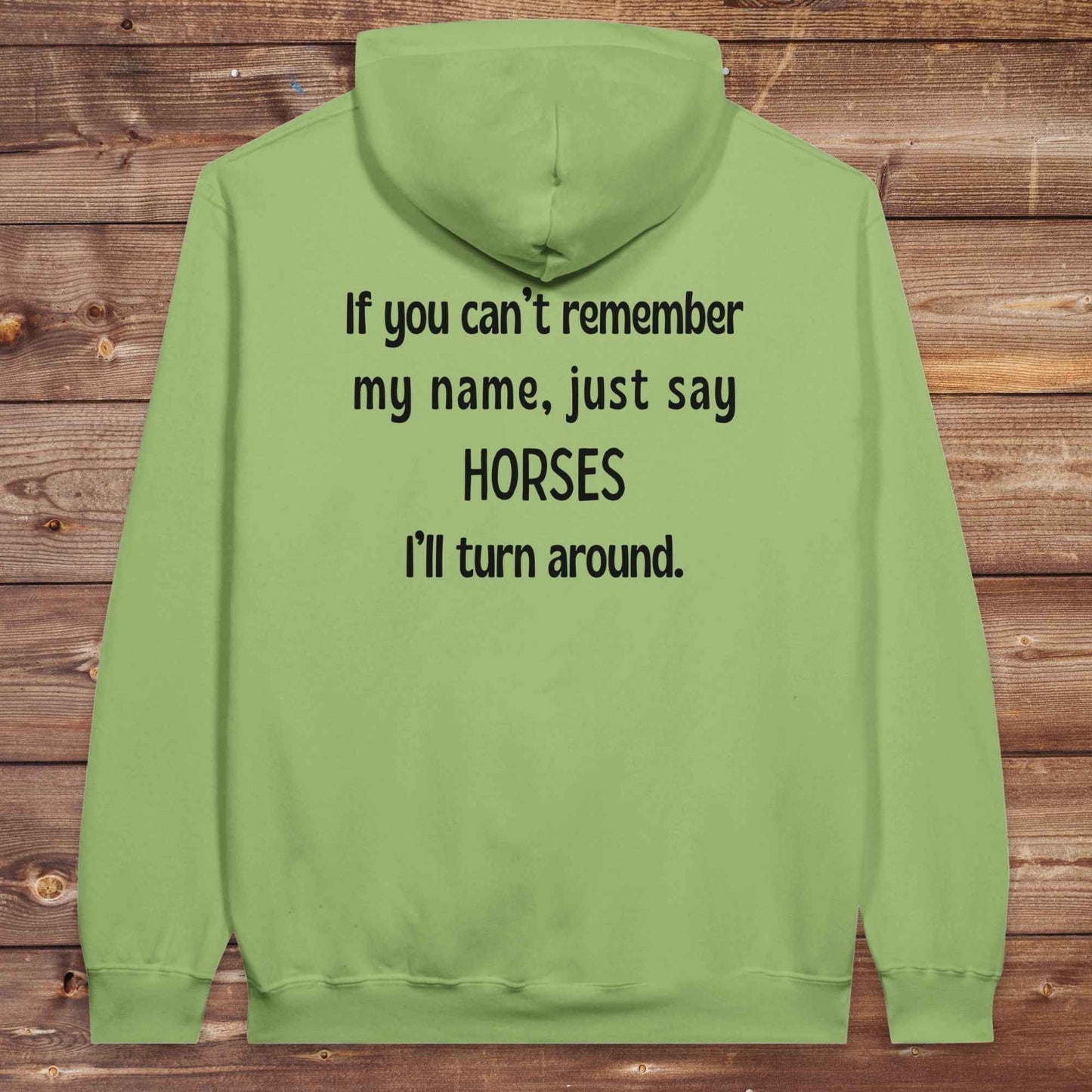Can't Remember My Name Back Print Hoodie