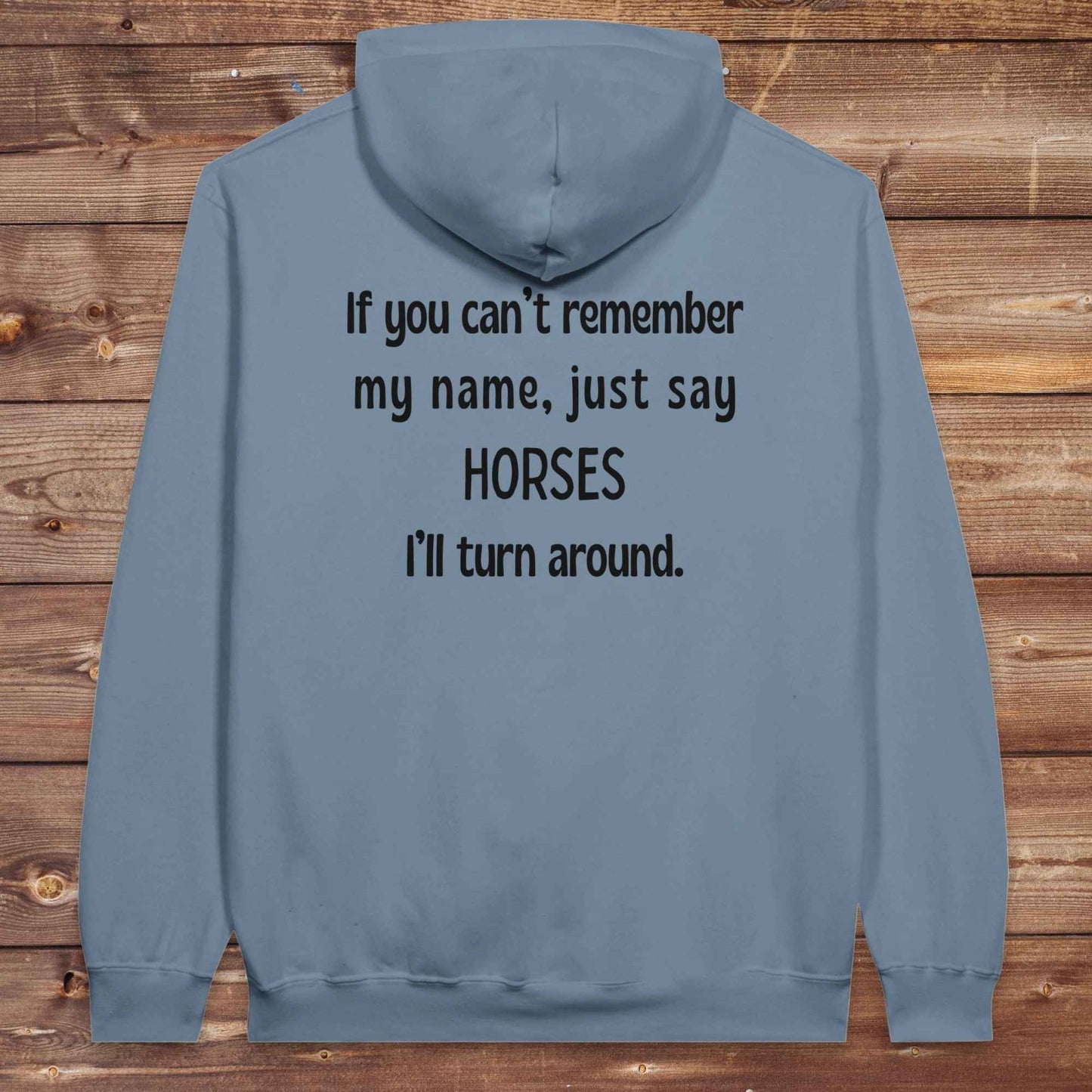 Can't Remember My Name Back Print Hoodie