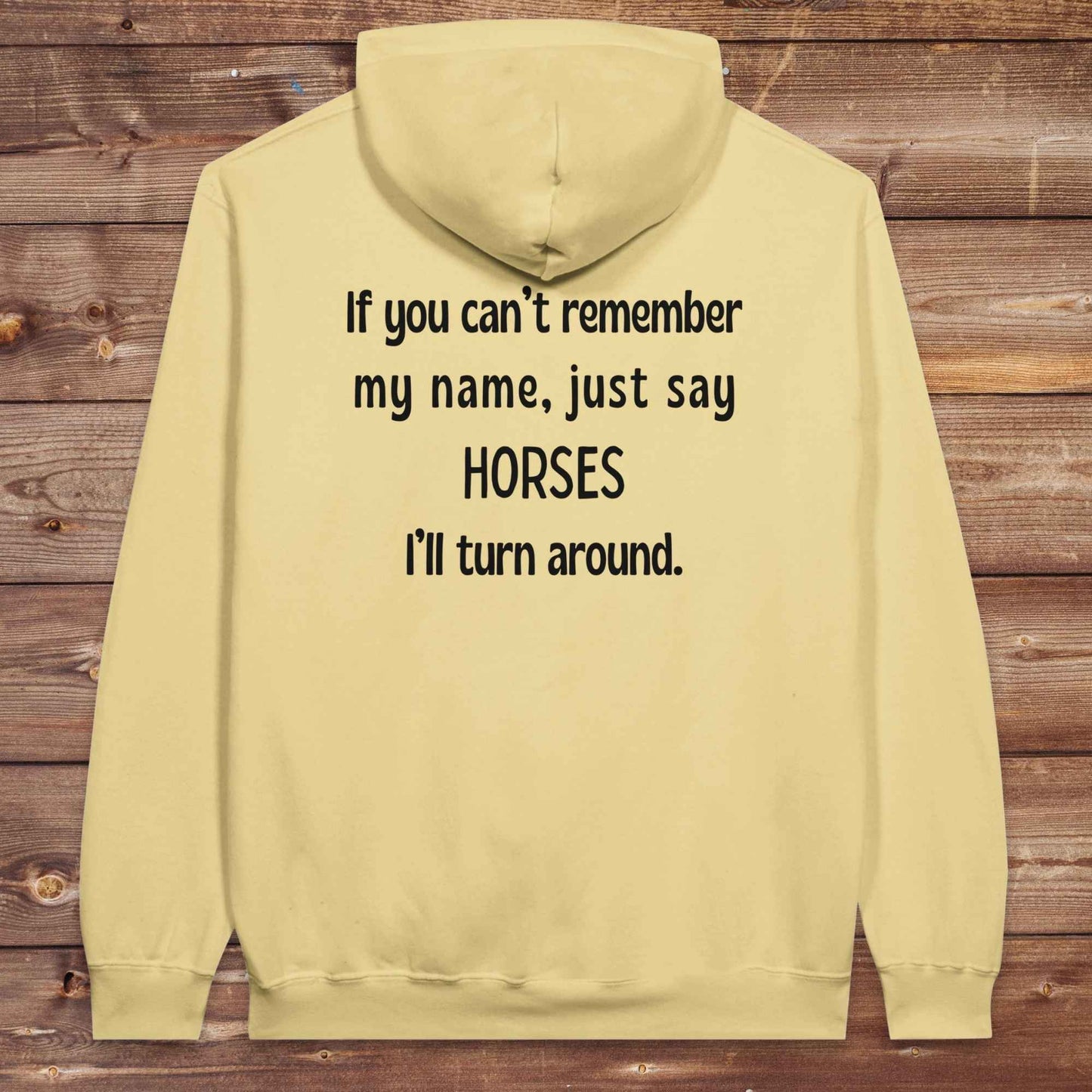 Can't Remember My Name Back Print Hoodie