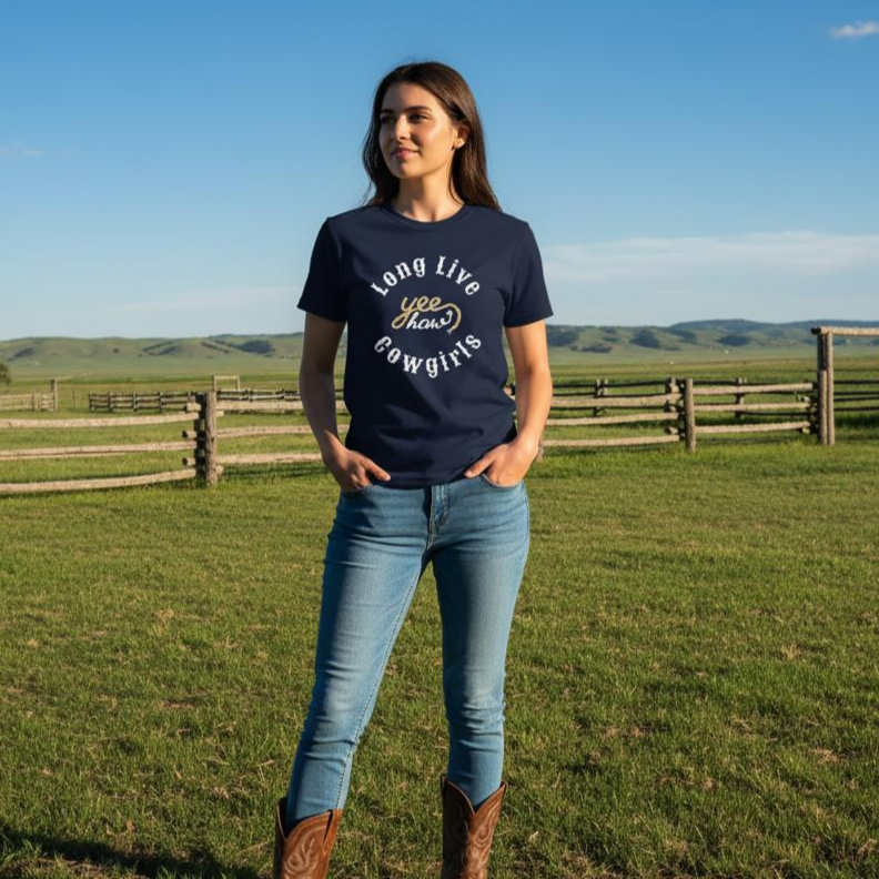 Long Live Cowgirls Yee Haw T-Shirt