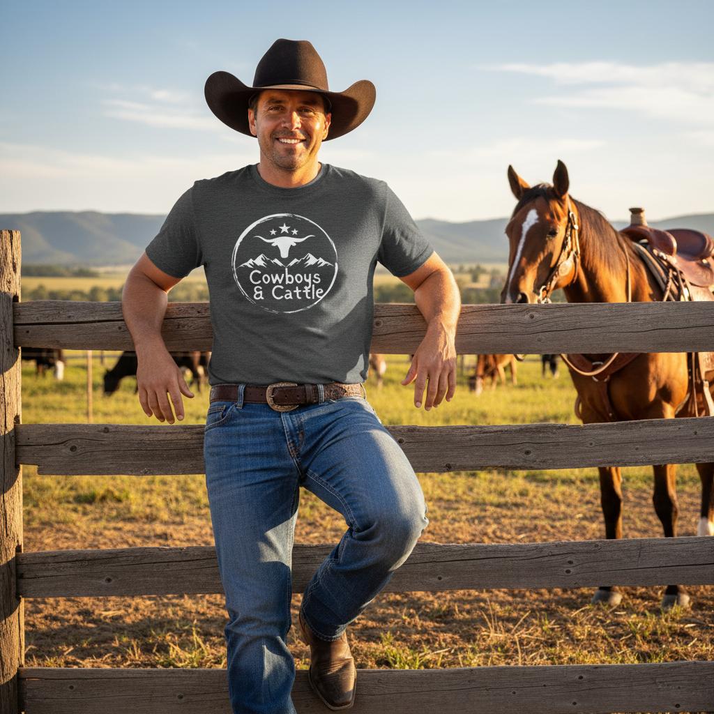Cowboy T-Shirts and Western Style Horse Tees