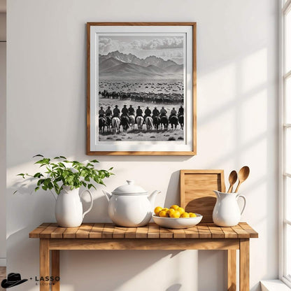 Cattle Drive Print