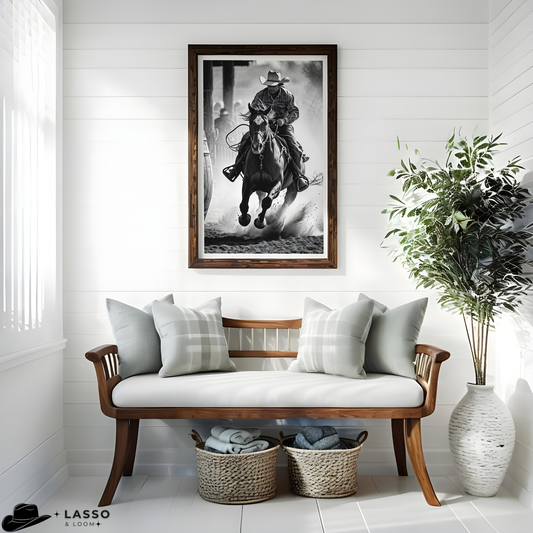 Barrel Rider Print