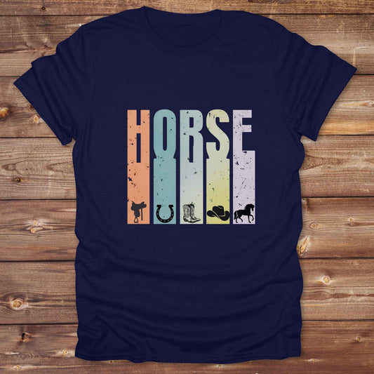 Fun western t-shirt for horse lovers and cowgirls. Western cowgirl graphic tee with horse design. Cowboy humor t-shirt for rodeo and country lovers. Horse lover funny t-shirt with western theme. Country style horse graphic tee for cowboys and cowgirls. Retro style funny western shirt for equestrians. Cute and funny country shirt with horse print. Southern cowgirl funny quote shirt for horse lovers. List of Things I Want. REtro horse typography tee.