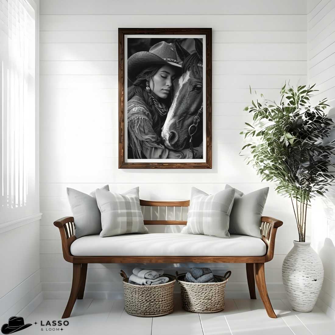 Cowgirl Headshot Print