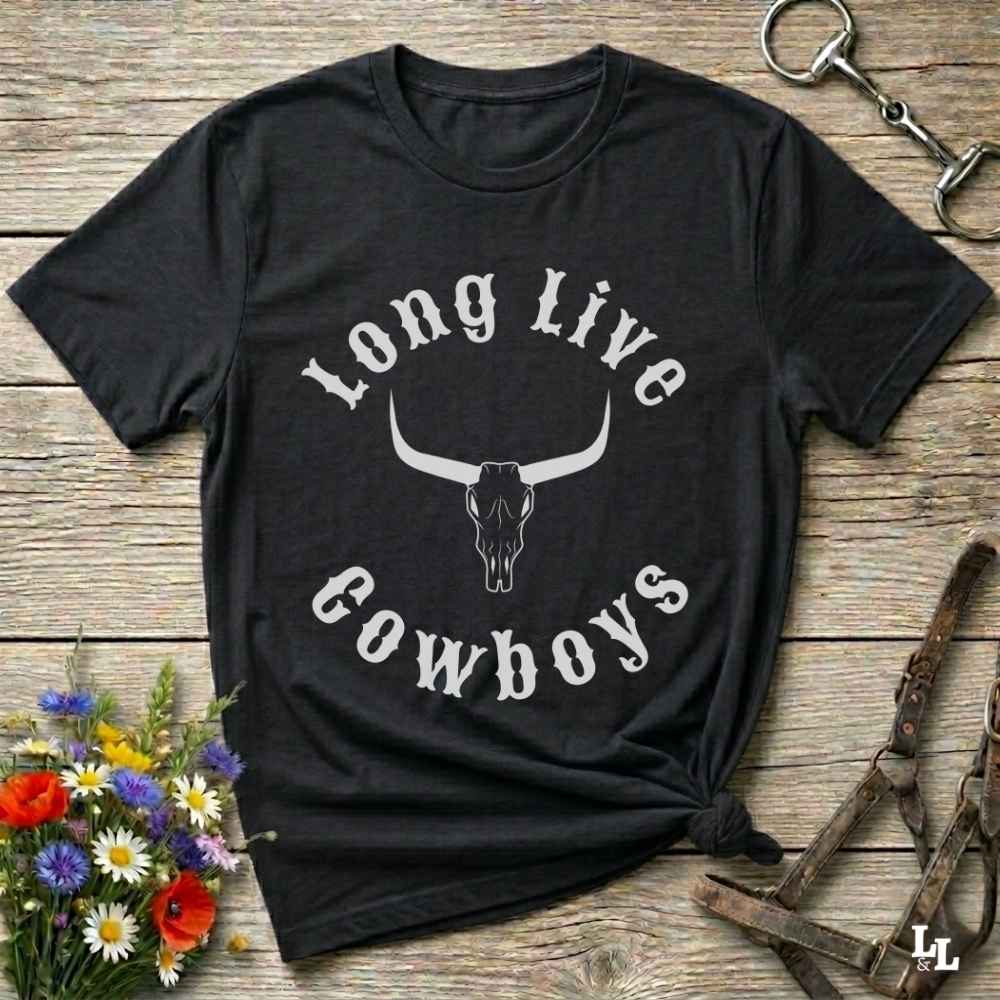 black Fun western t-shirt for horse lovers and cowgirls. Western cowgirl graphic tee with horse design. Cowboy humor t-shirt for rodeo and country lovers. Horse lover funny t-shirt with western theme. Country style horse graphic tee for cowboys and cowgirls. Retro style funny western shirt for equestrians. Cute and funny country shirt with horse print. Southern cowgirl funny quote shirt for horse lovers. List of Things I Want. Long live Cowboys Longhorn Skull.