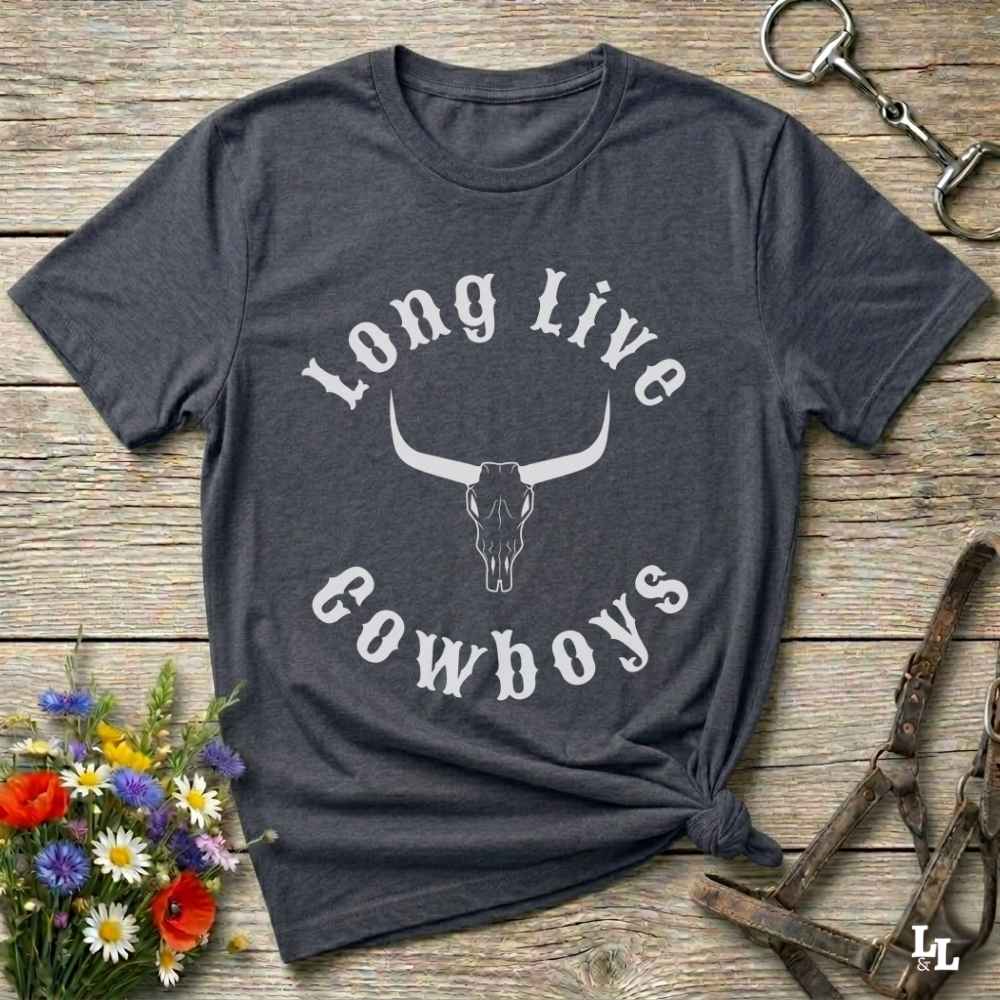 gray Fun western t-shirt for horse lovers and cowgirls. Western cowgirl graphic tee with horse design. Cowboy humor t-shirt for rodeo and country lovers. Horse lover funny t-shirt with western theme. Country style horse graphic tee for cowboys and cowgirls. Retro style funny western shirt for equestrians. Cute and funny country shirt with horse print. Southern cowgirl funny quote shirt for horse lovers. List of Things I Want. Long live Cowboys Longhorn Skull.