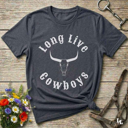 gray Fun western t-shirt for horse lovers and cowgirls. Western cowgirl graphic tee with horse design. Cowboy humor t-shirt for rodeo and country lovers. Horse lover funny t-shirt with western theme. Country style horse graphic tee for cowboys and cowgirls. Retro style funny western shirt for equestrians. Cute and funny country shirt with horse print. Southern cowgirl funny quote shirt for horse lovers. List of Things I Want. Long live Cowboys Longhorn Skull.