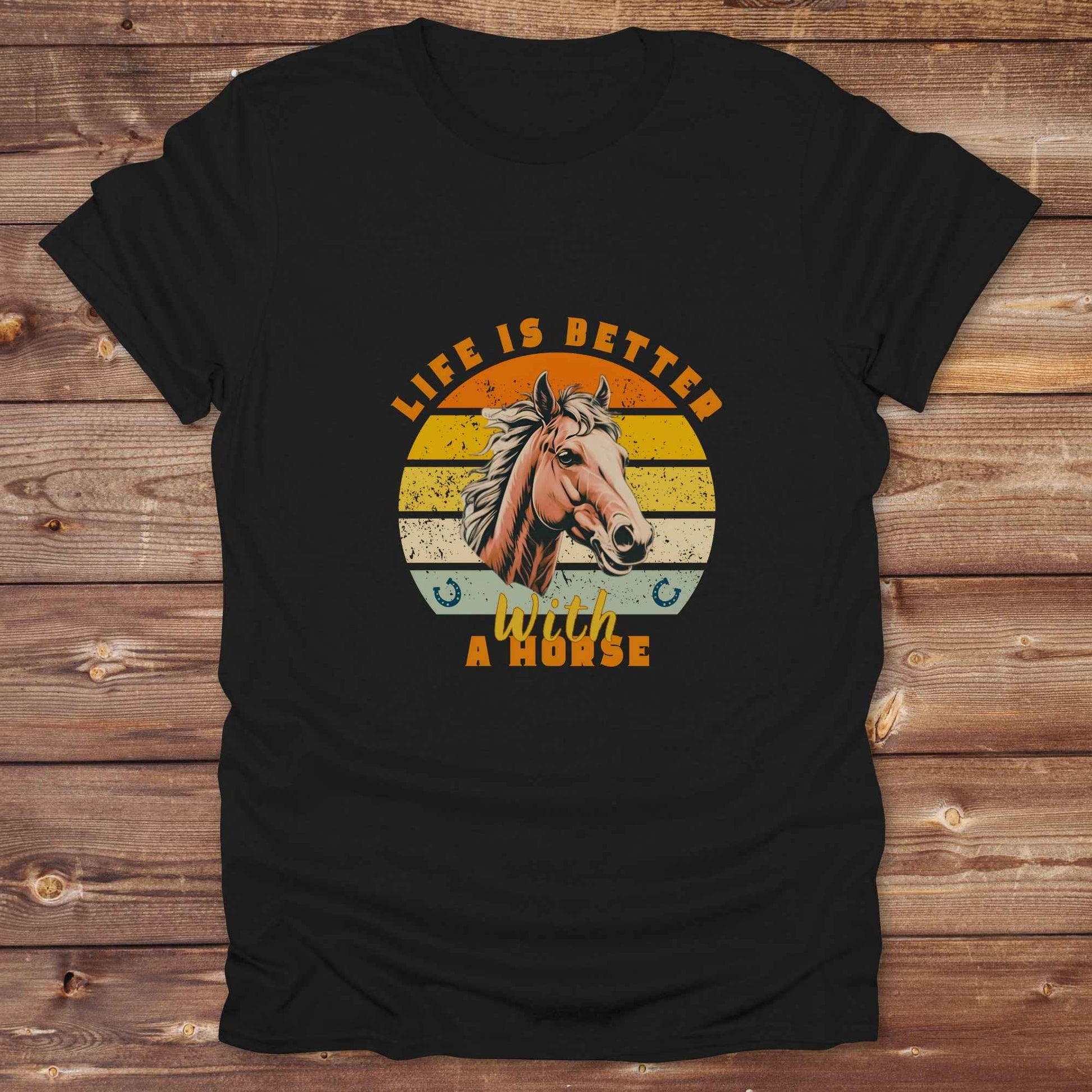 Fun western t-shirt for horse lovers and cowgirls. Western cowgirl graphic tee with horse design. Cowboy humor t-shirt for rodeo and country lovers. Horse lover funny t-shirt with western theme. Country style horse graphic tee for cowboys and cowgirls. Retro style funny western shirt for equestrians. Cute and funny country shirt with horse print. Southern cowgirl funny quote shirt for horse lovers. List of Things I Want. Life is better with a horse.