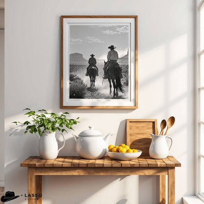 Pair of Cowboys Duo Print