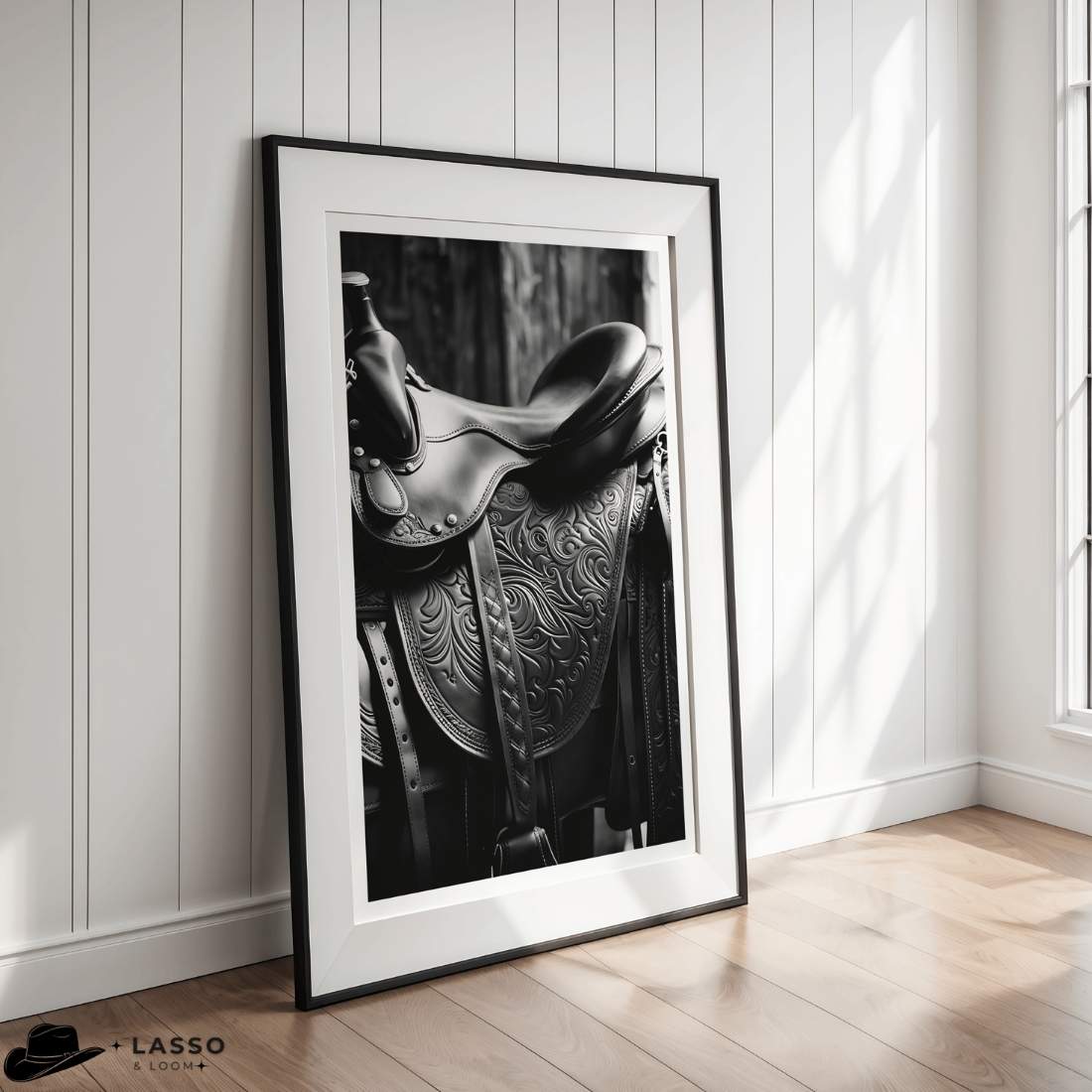 Western Saddle Print