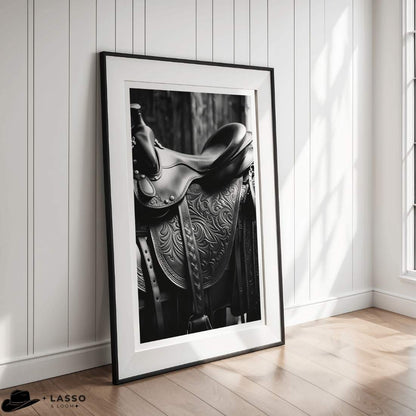 Western Saddle Print