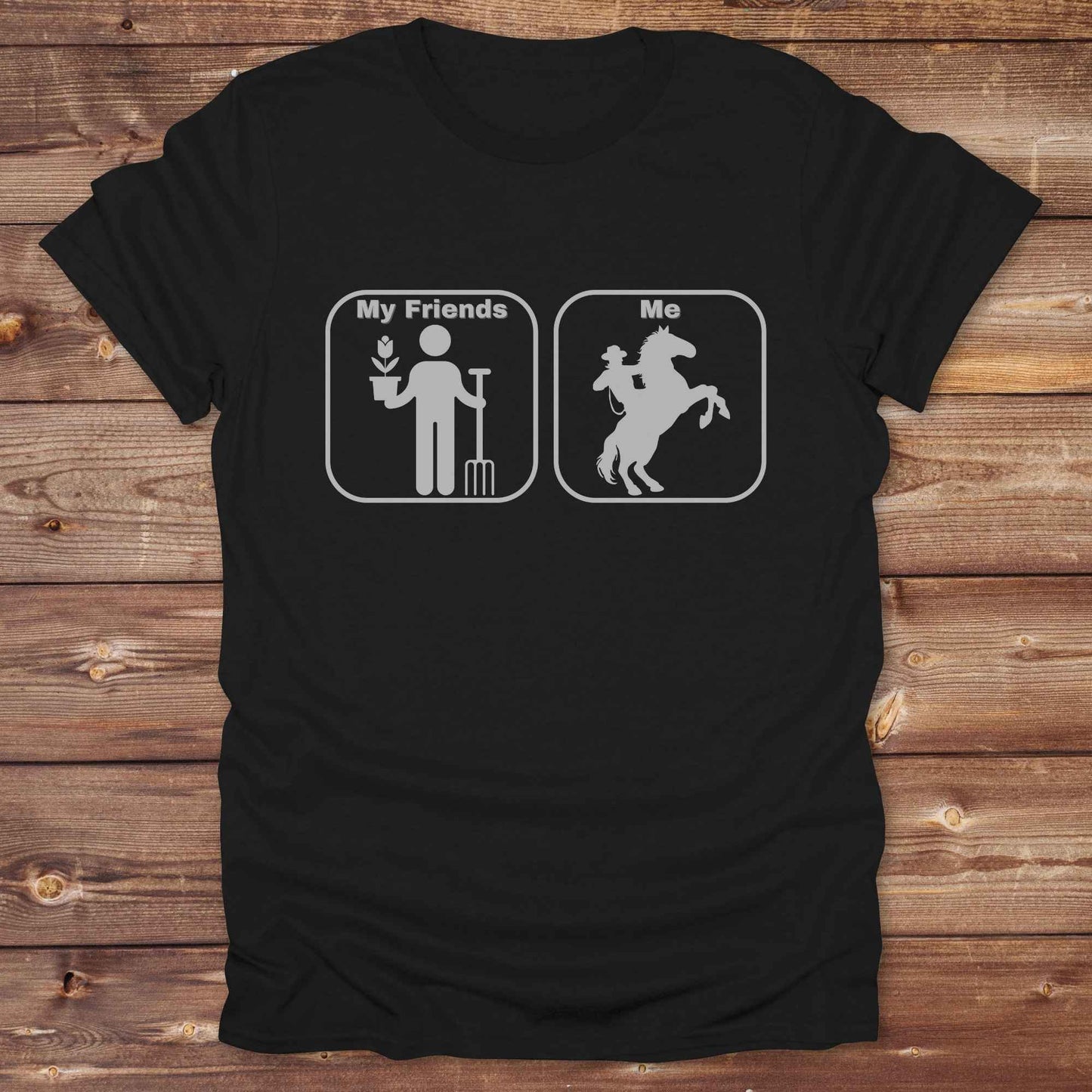 black Age Appropriate T-Shirt Funny T-Shirt for Horse Lover, Western Tee Cowgirl Shirt